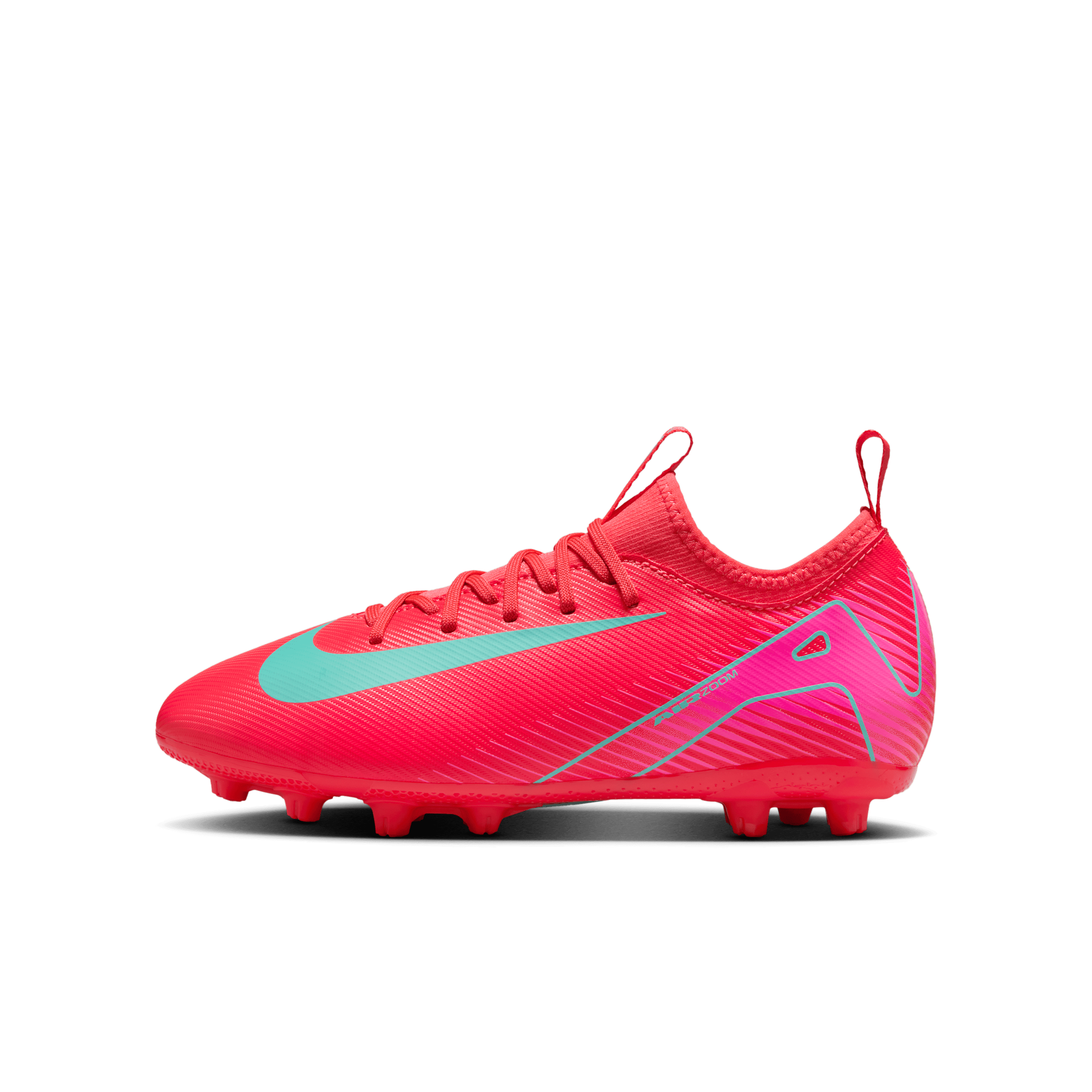 【ナイキ(NIKE)公式ストア】ナイキ ジュニア マーキュリアル ヴェイパー 16 アカデミー キッズ HG ローカット サッカースパイク FQ8407-800 レッド 【ナイキ(NIKE)公式ストア】ナイキ ジュニア マーキュリアル ヴェイパー 16 アカデミー キッズ HG ローカット サッカースパイク FQ8407-800 レッド
