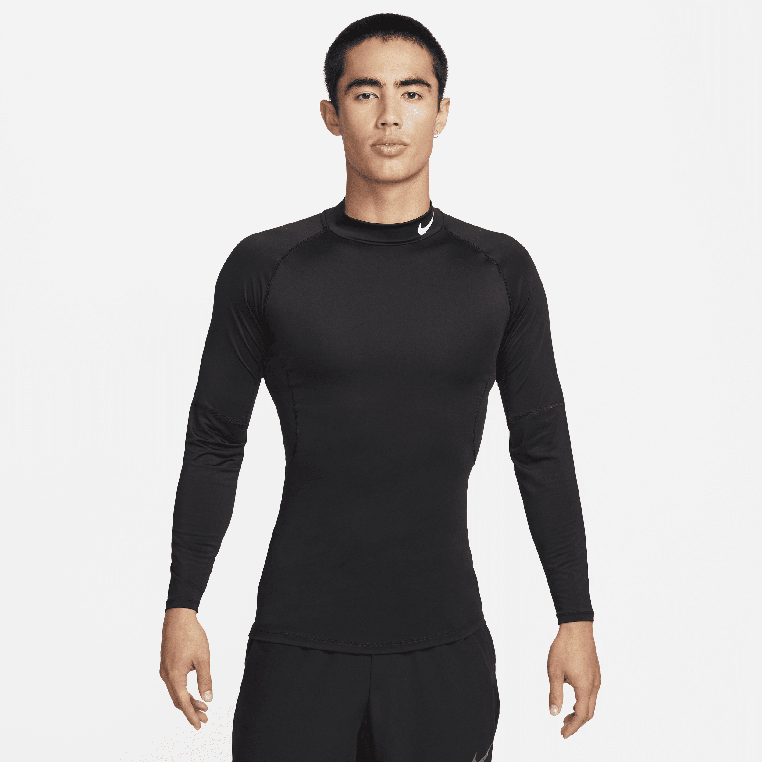 【ナイキ(NIKE)公式ストア】ナイキ プロ メンズ Dri-FIT フィットネス モックネック ロングスリーブ トップ FB7909-010 ブラック 【ナイキ(NIKE)公式ストア】ナイキ プロ メンズ Dri-FIT フィットネス モックネック ロングスリーブ トップ FB7909-010 ブラック