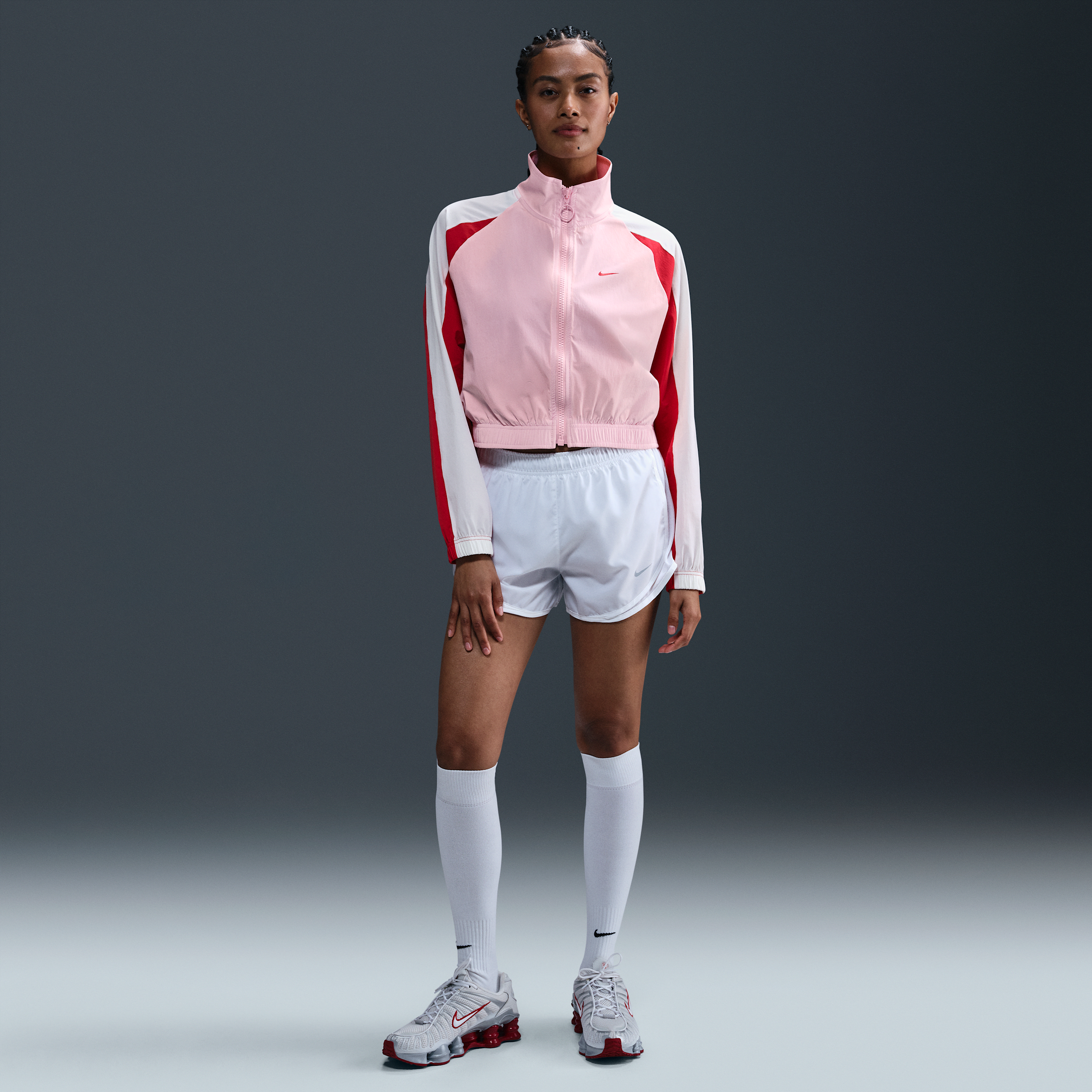 Nike Sportswear Women's Woven Jacket - Medium Soft Pink | IB6970