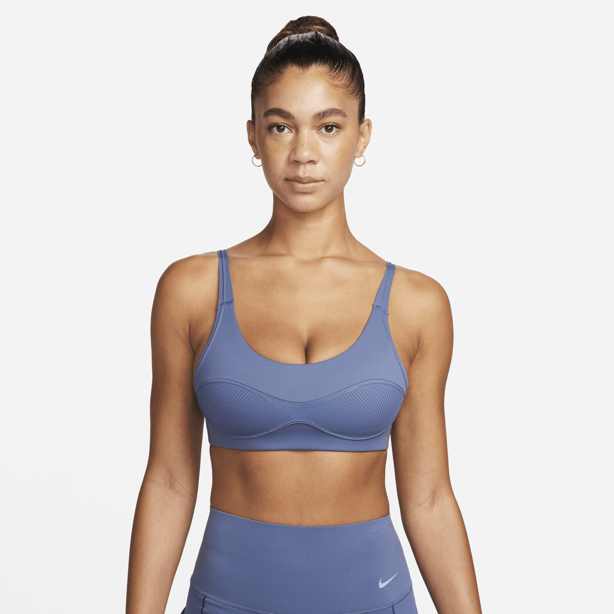 Bra a sostegno leggero con fodera leggera Nike Indy City Essential – Donna - Blu
