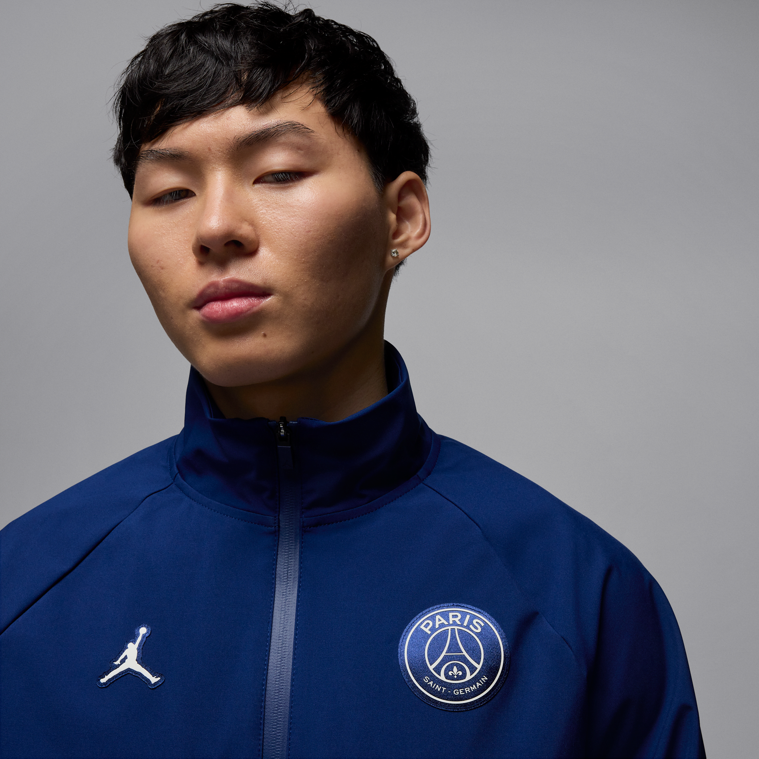 Nike Jordan PSG x Jordan Warm Up Jacket - Blue | HQ2191-492