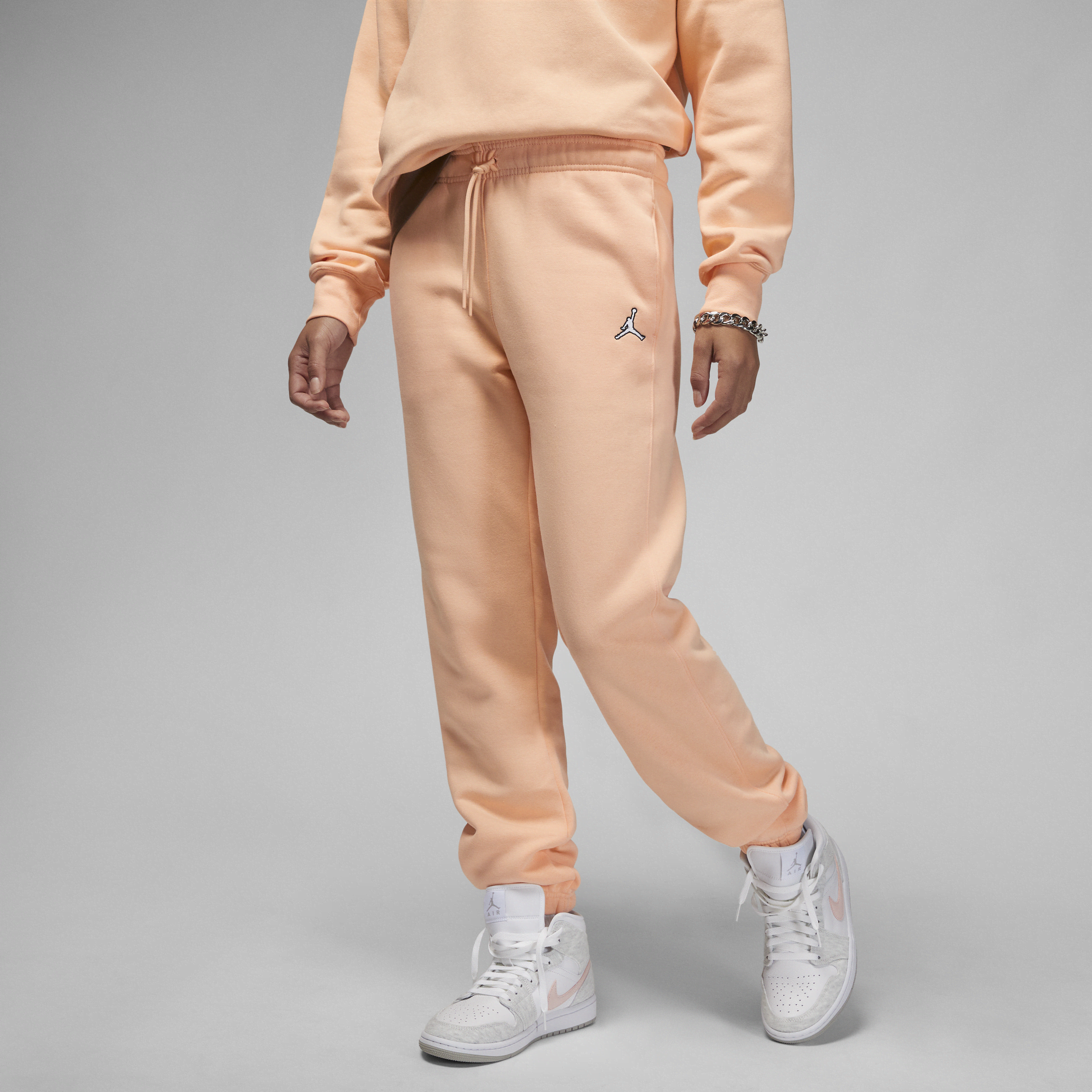 Jordan Brooklyn Pantalón de tejido Fleece - Mujer - Naranja