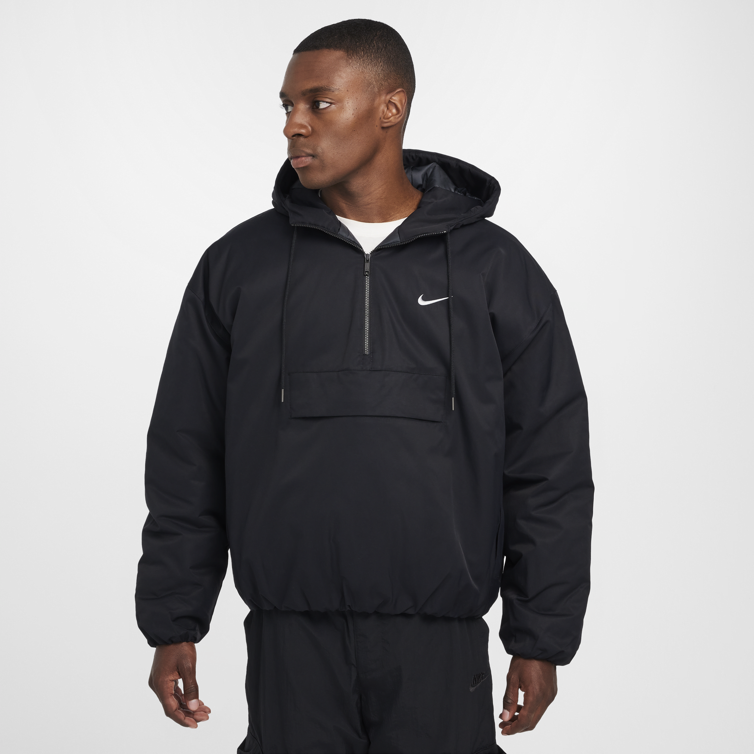 【ナイキ(NIKE)公式ストア】ナイキ スポーツウェア メンズ Therma-FIT オーバーサイズド フーデッド アノラック ジャケット HQ5355-010 ブラック 【ナイキ(NIKE)公式ストア】ナイキ スポーツウェア メンズ Therma-FIT オーバーサイズド フーデッド アノラック ジャケット HQ5355-010 ブラック