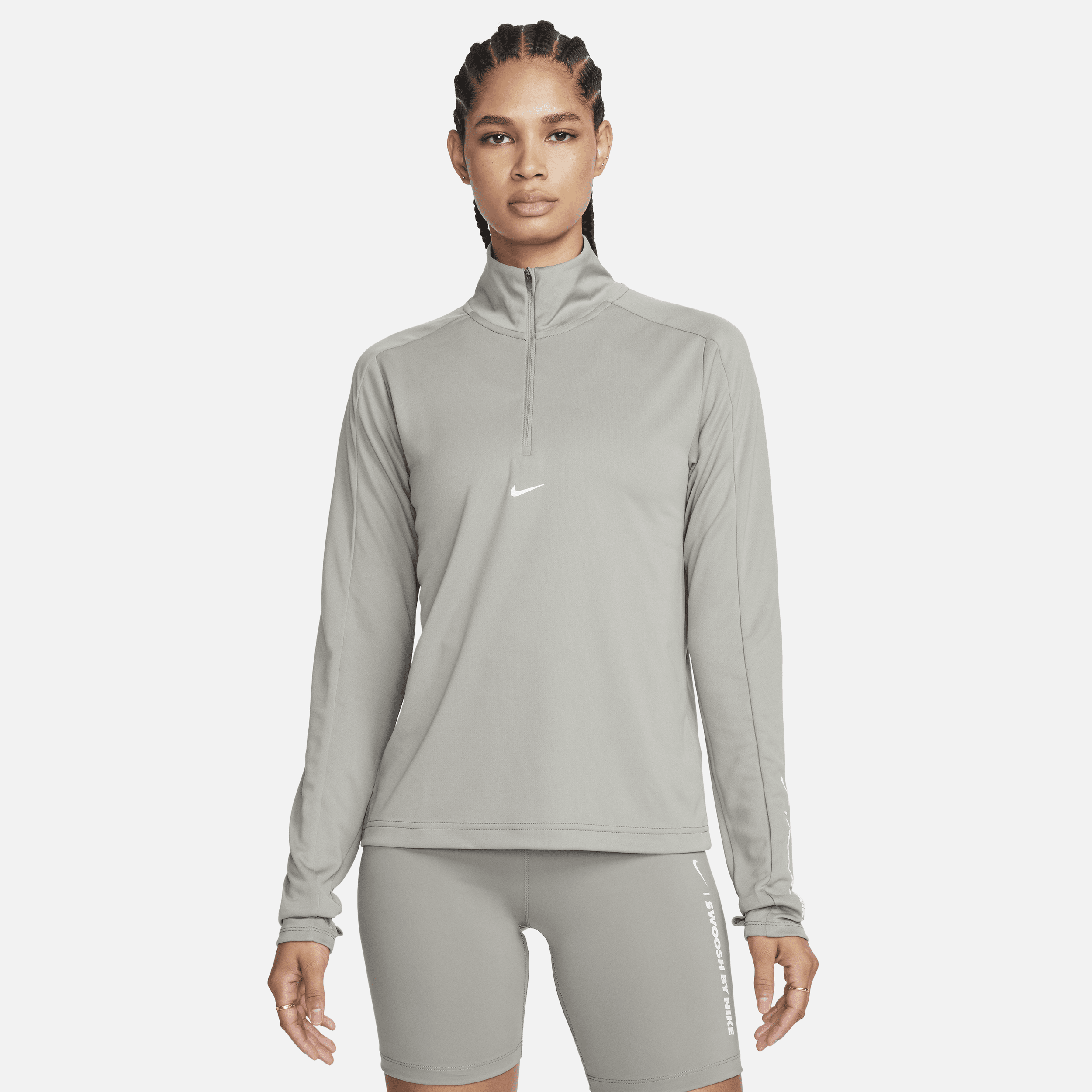 Nike Pacer Dri-FIT-pullover med 1/4 lynlås til kvinder - grå