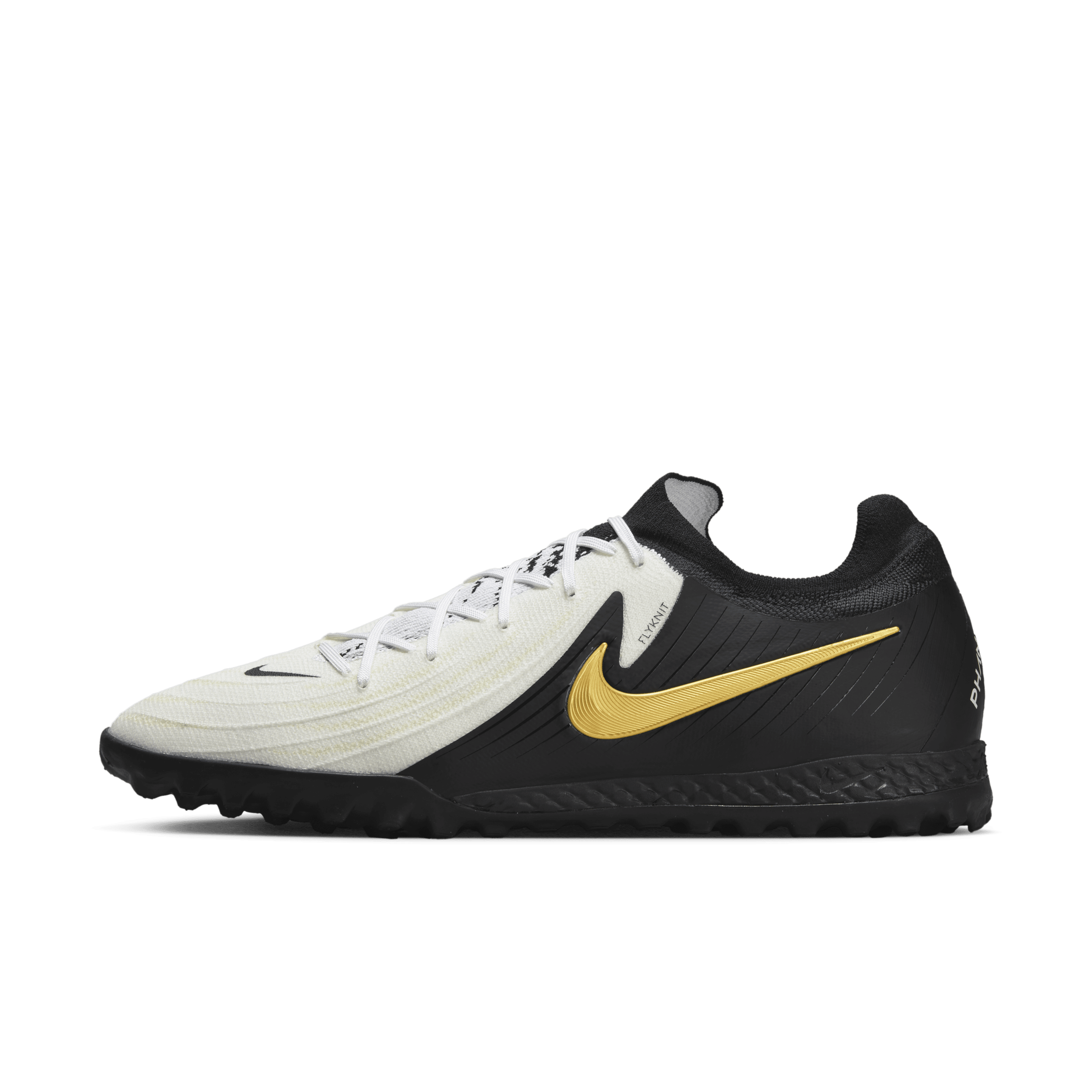Nike Phantom GX 2 Pro low-top voetbalschoenen (turf) - Wit