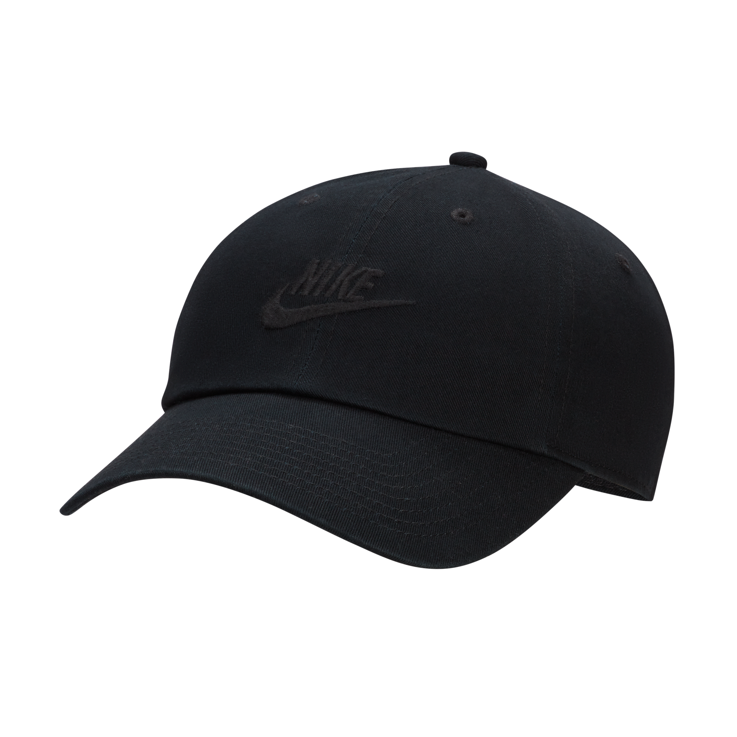 Nike Club Gorra Futura Wash sin estructura - Negro