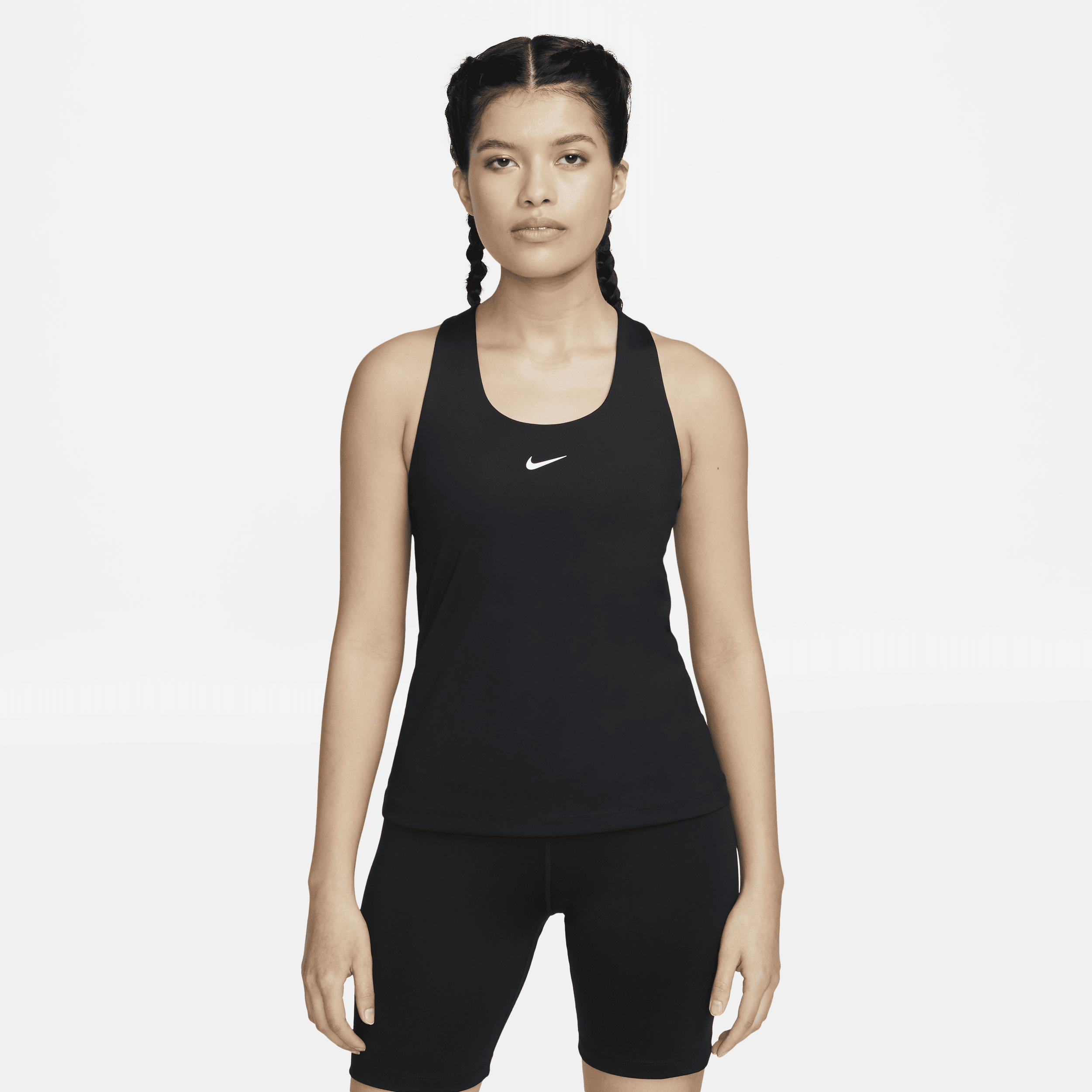 【ナイキ(NIKE)公式ストア】ナイキ スウッシュ ウィメンズ ミディアムサポート パッディド スポーツブラ タンクトップ DV9898-010 ブラック 【ナイキ(NIKE)公式ストア】ナイキ スウッシュ ウィメンズ ミディアムサポート パッディド スポーツブラ タンクトップ DV9898-010 ブラック