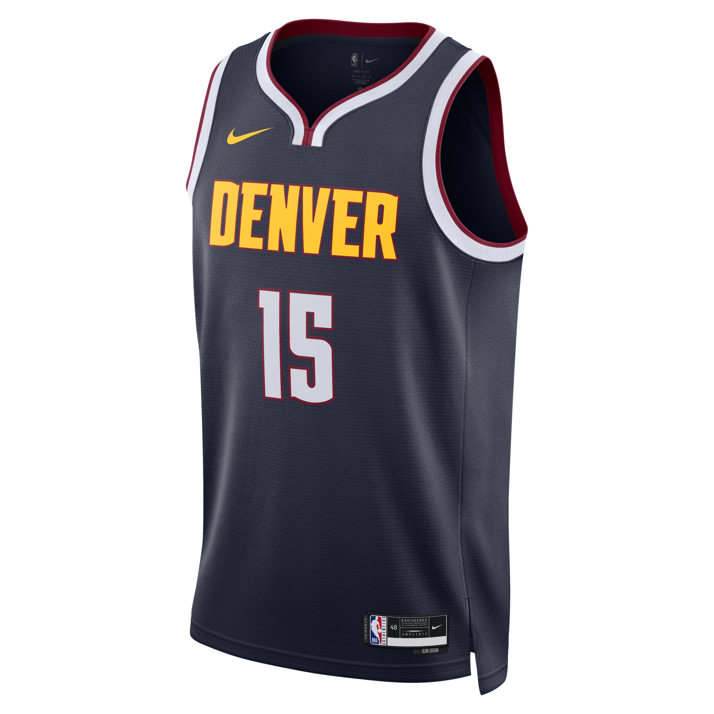 Maglia Denver Nuggets Icon Edition 2022/23 Swingman Nike Dri-FIT NBA – Uomo - Blu