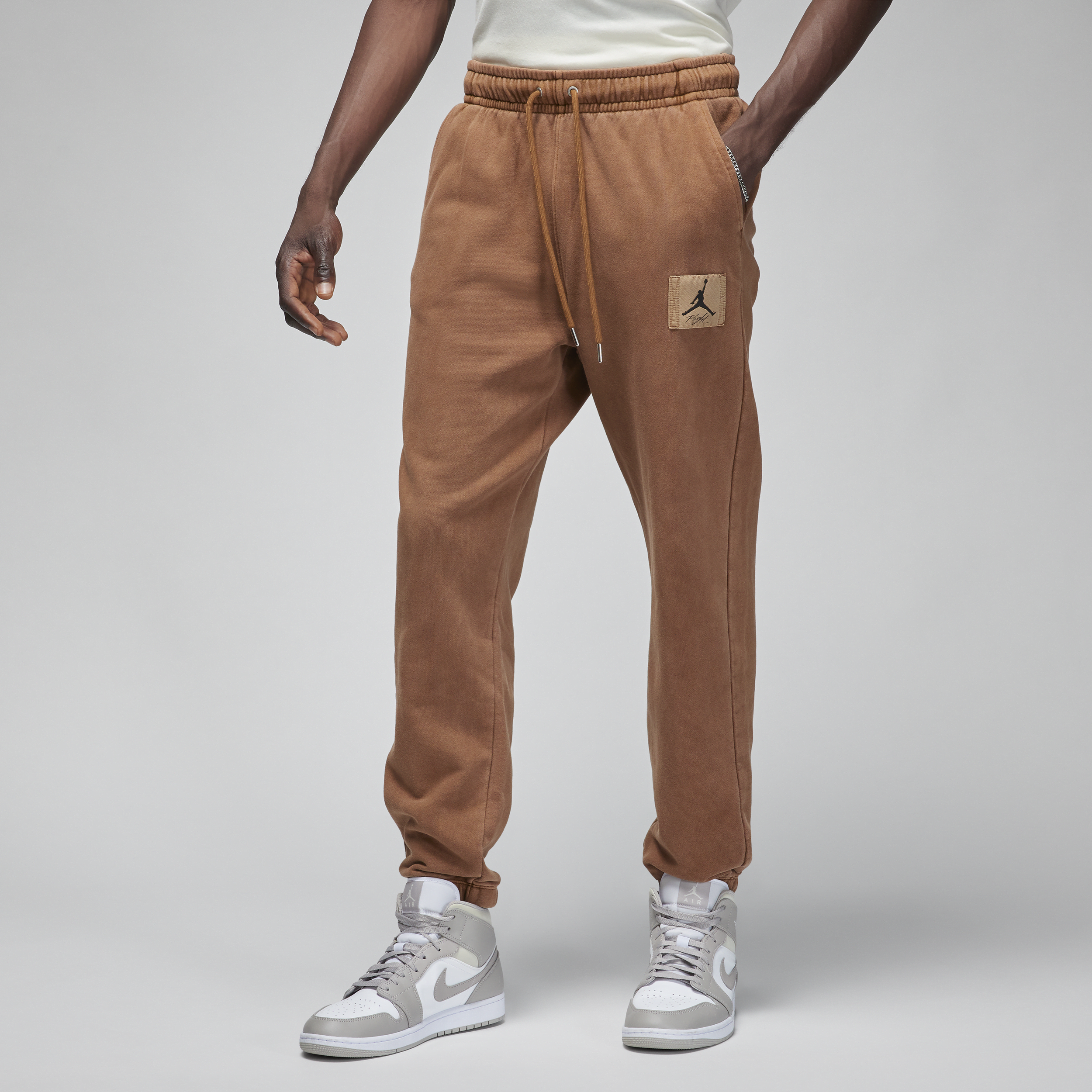 Nike Pantaloni tuta Jordan Flight Fleece – Uomo - Marrone