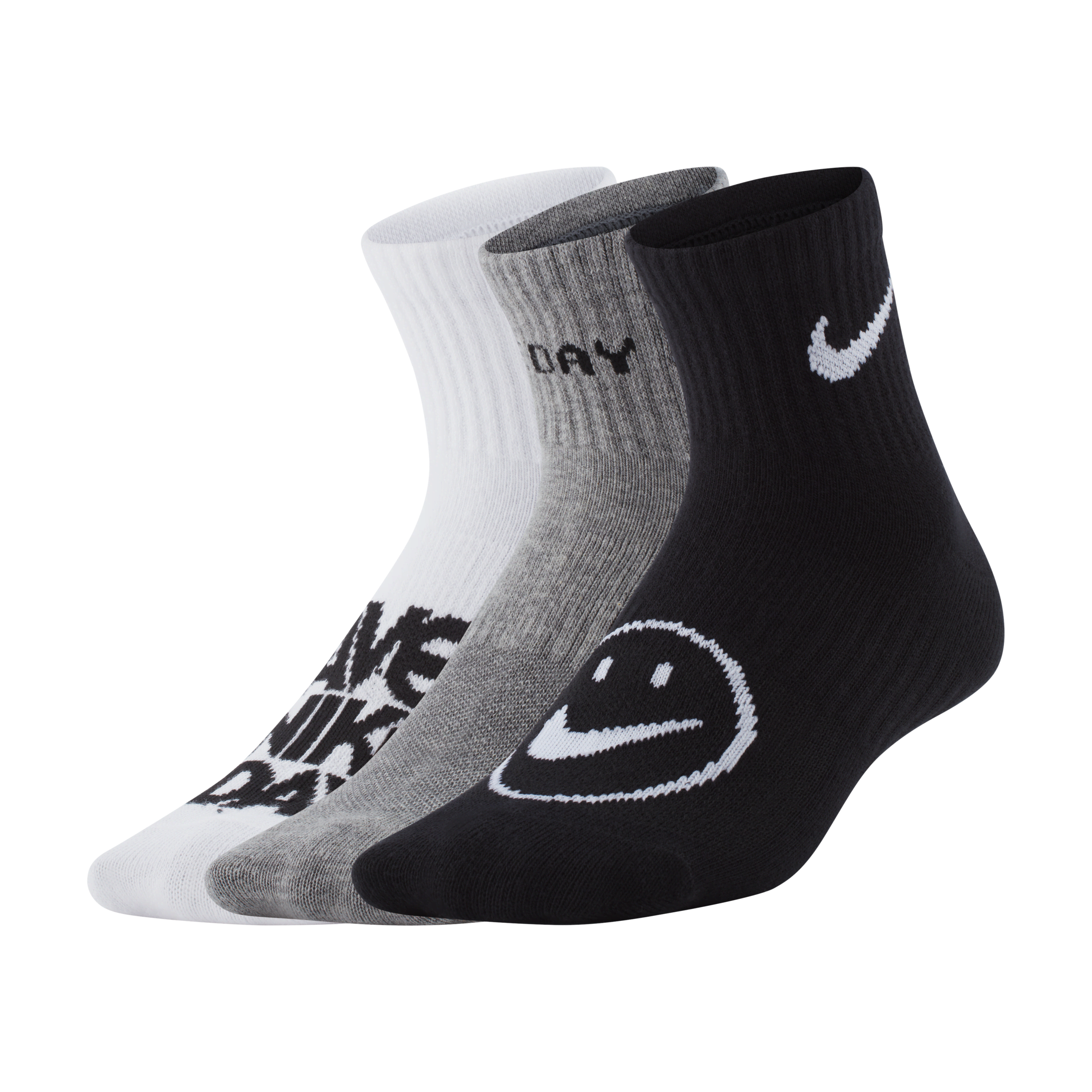 Nike Everyday Calcetines hasta el tobillo ligeros (3 pares) - Niño/a - Multicolor