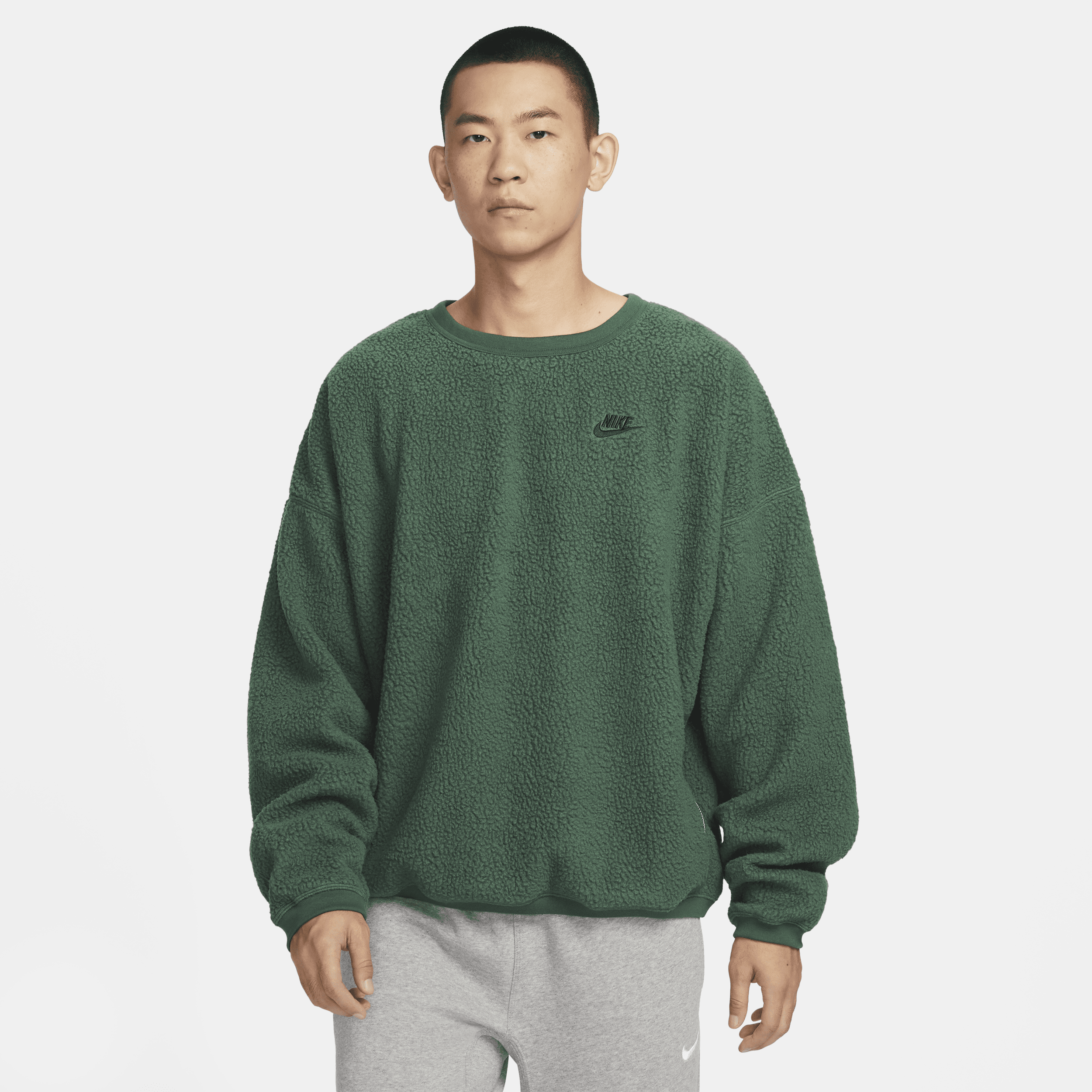 【ナイキ(NIKE)公式ストア】ナイキ クラブ フリース メンズ ウィンタライズド クルー FB8379-323 グリーン 【ナイキ(NIKE)公式ストア】ナイキ クラブ フリース メンズ ウィンタライズド クルー FB8379-323 グリーン