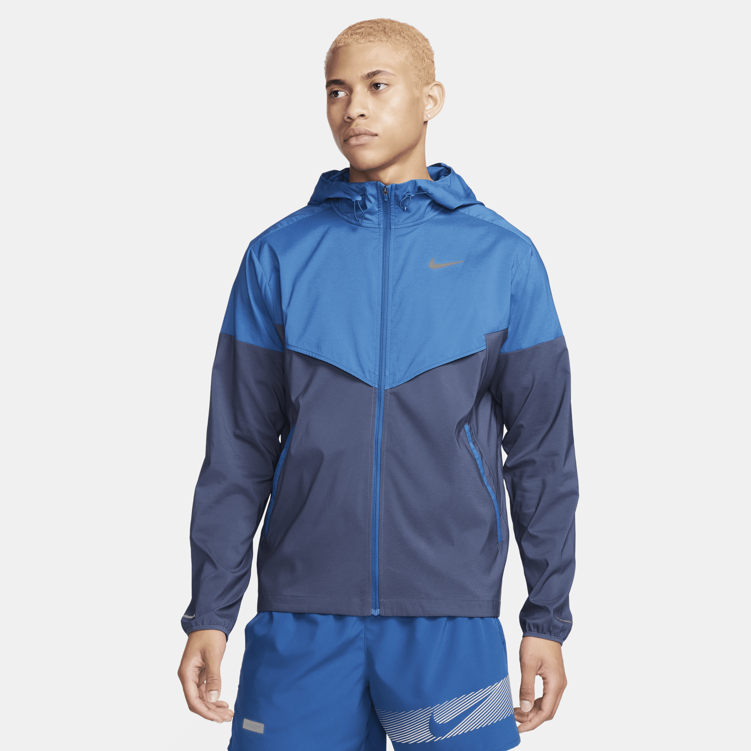 Giacca da running Repel Nike Windrunner – Uomo - Blu