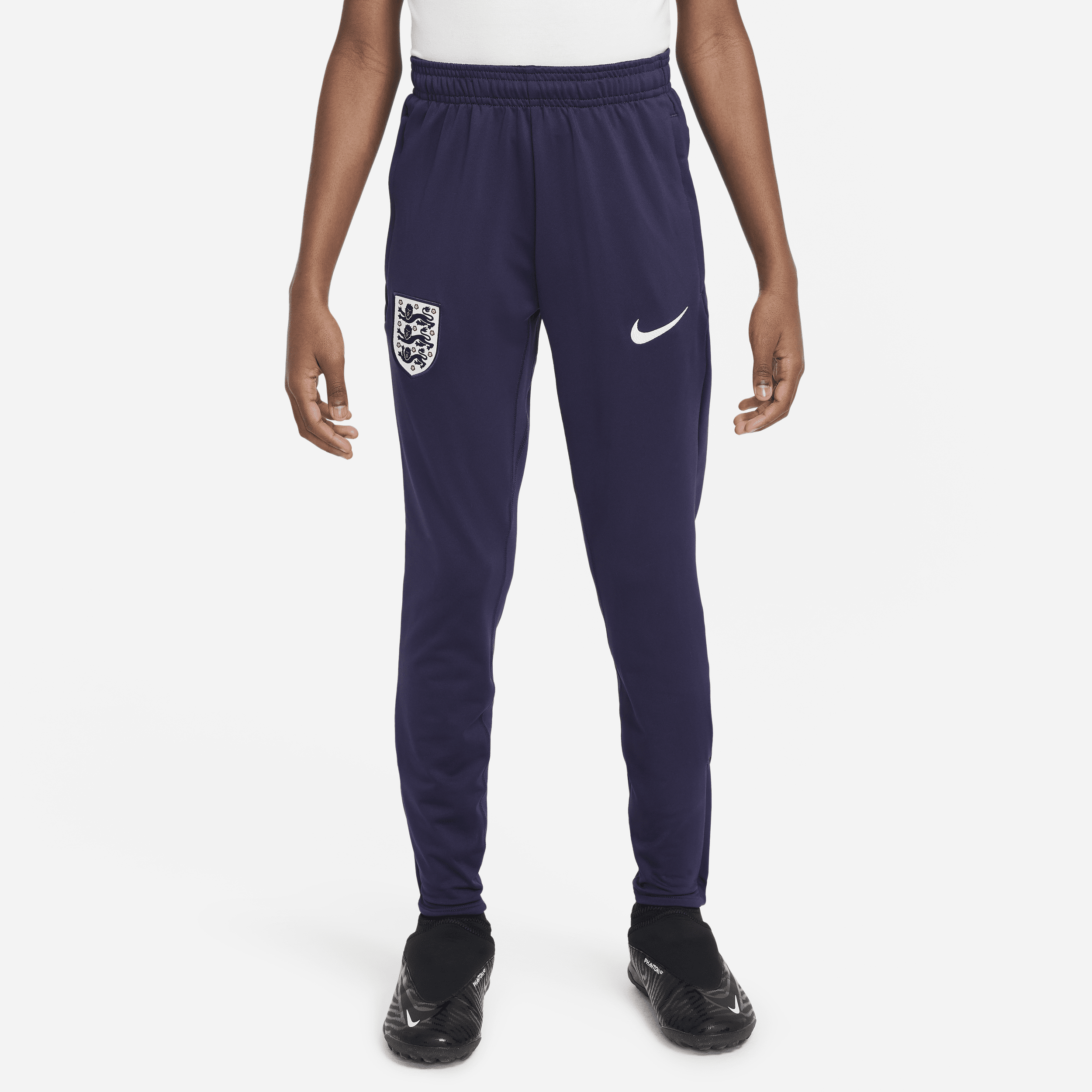 Engeland Strike Nike Dri-FIT knit voetbalbroek voor kids - Paars