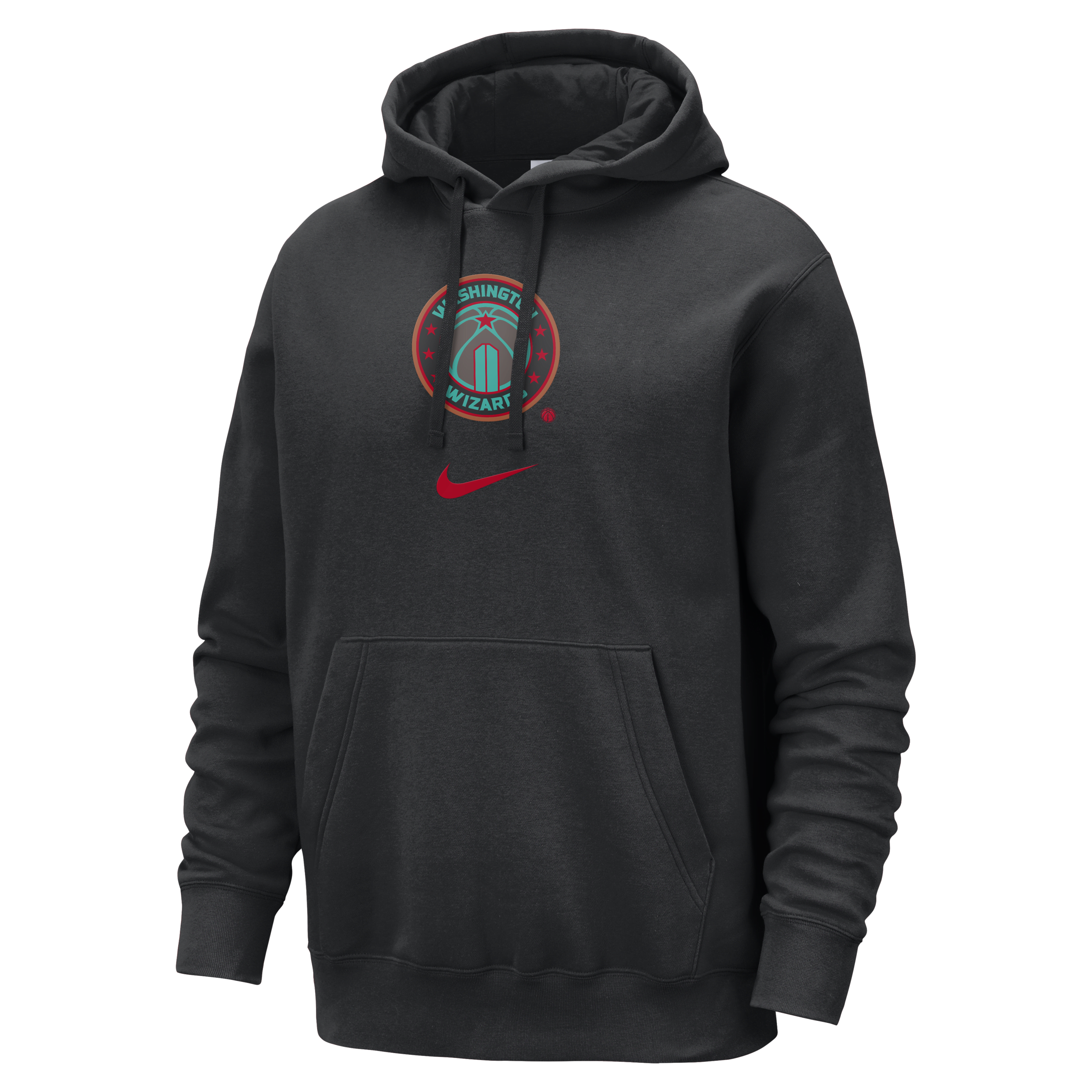 Washington Wizards Club Fleece City Edition Nike NBA-hoodie voor heren - Zwart