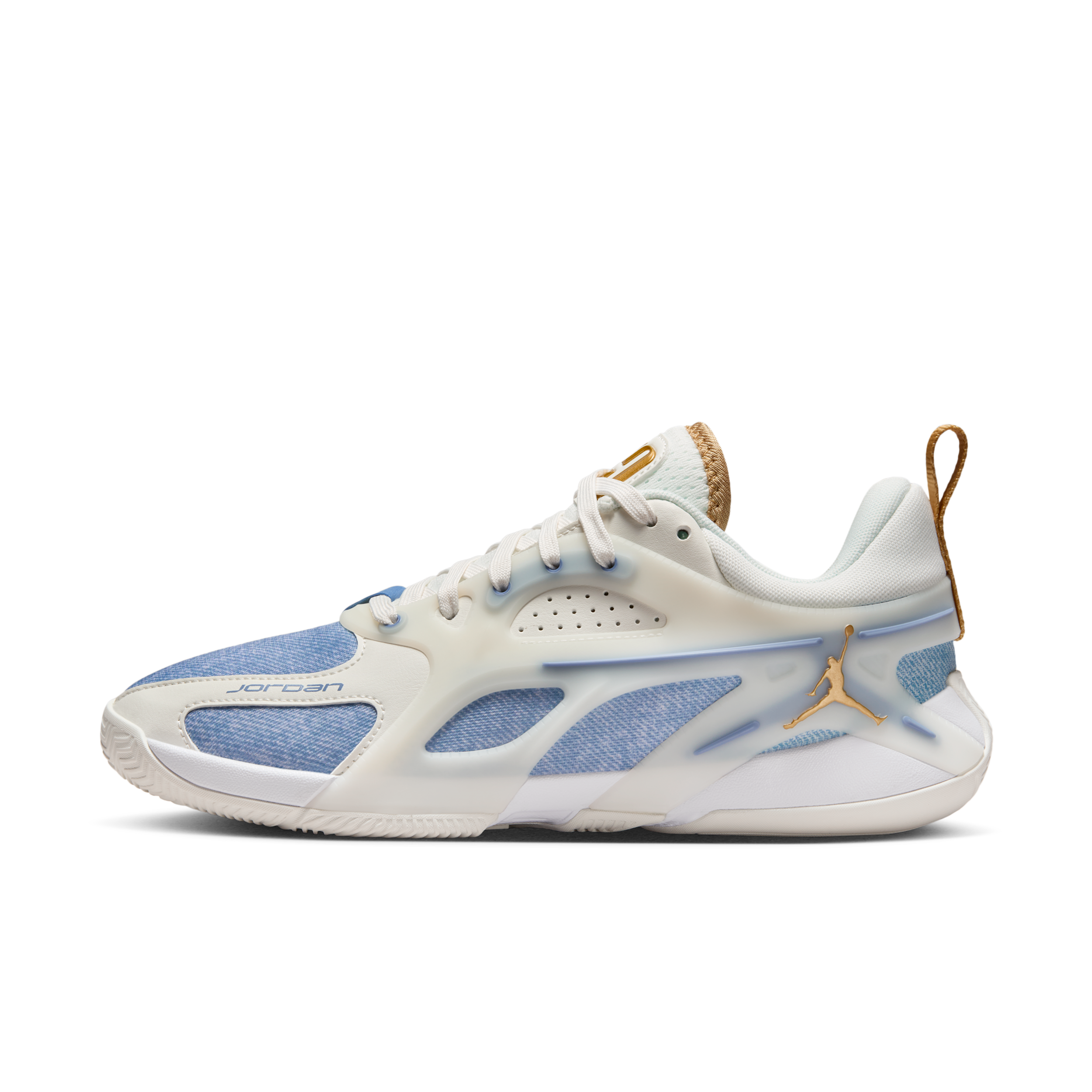 【ナイキ(NIKE)公式ストア】ジョーダン エアー シリーズ PF "Denim and Gold" ウィメンズ バスケットボールシューズ FZ2473-104 ホワイト 【ナイキ(NIKE)公式ストア】ジョーダン エアー シリーズ PF "Denim and Gold" ウィメンズ バスケットボールシューズ FZ2473-104 ホワイト