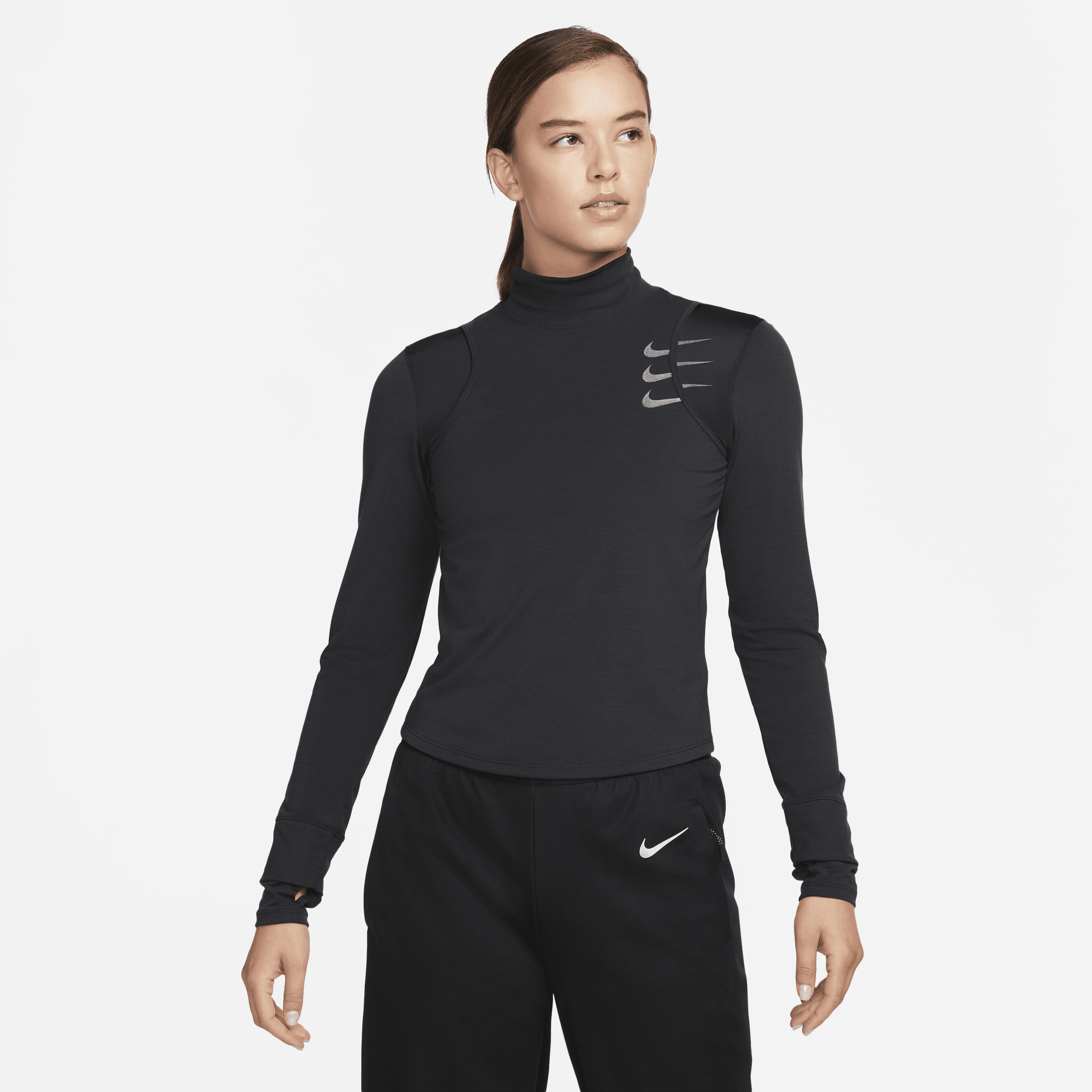 Nike Dri-FIT ADV Running Division Camiseta de running de manga larga - Mujer - Negro