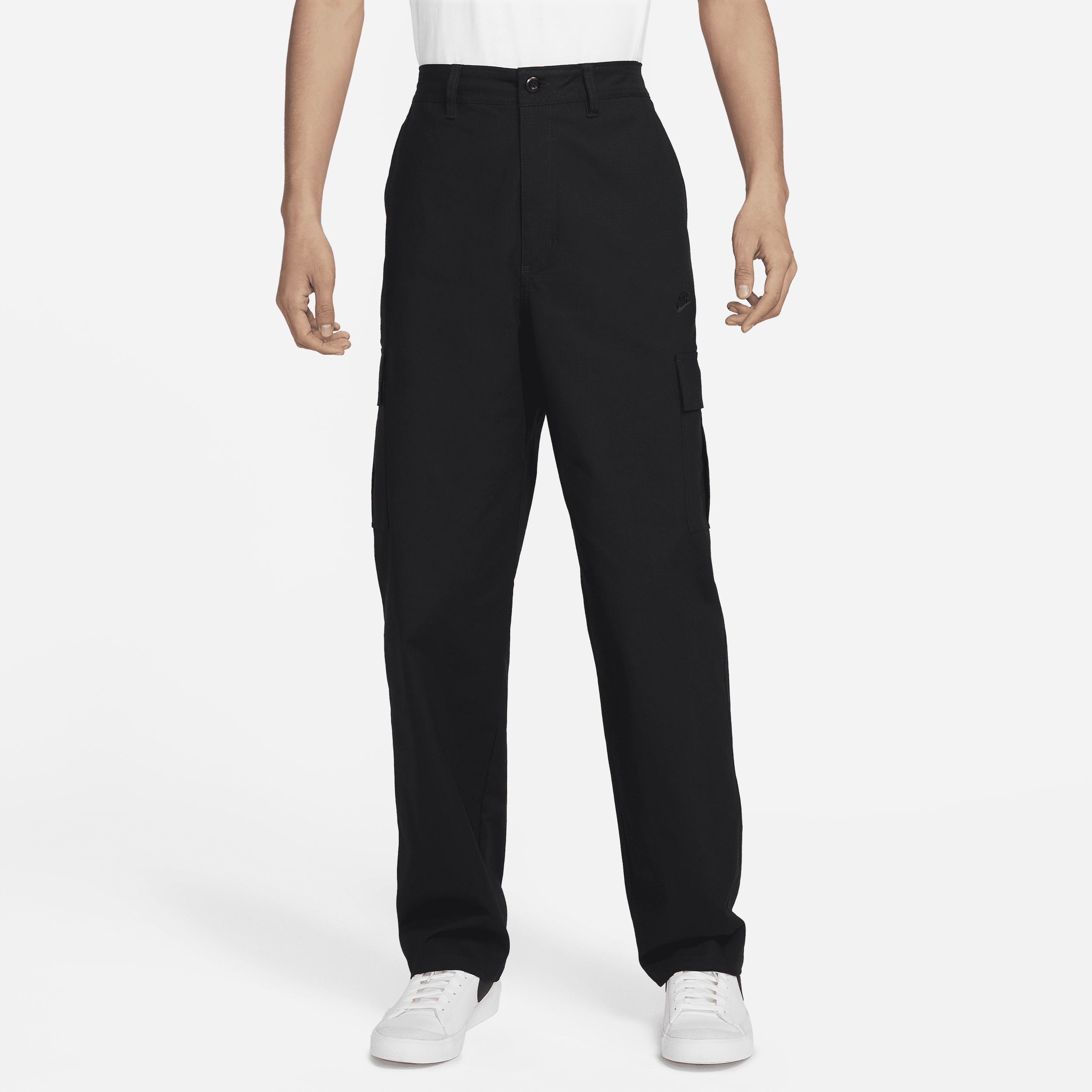 【ナイキ(NIKE)公式ストア】ナイキ クラブ メンズ カーゴ パンツ FZ5766-010 ブラック 【ナイキ(NIKE)公式ストア】ナイキ クラブ メンズ カーゴ パンツ FZ5766-010 ブラック