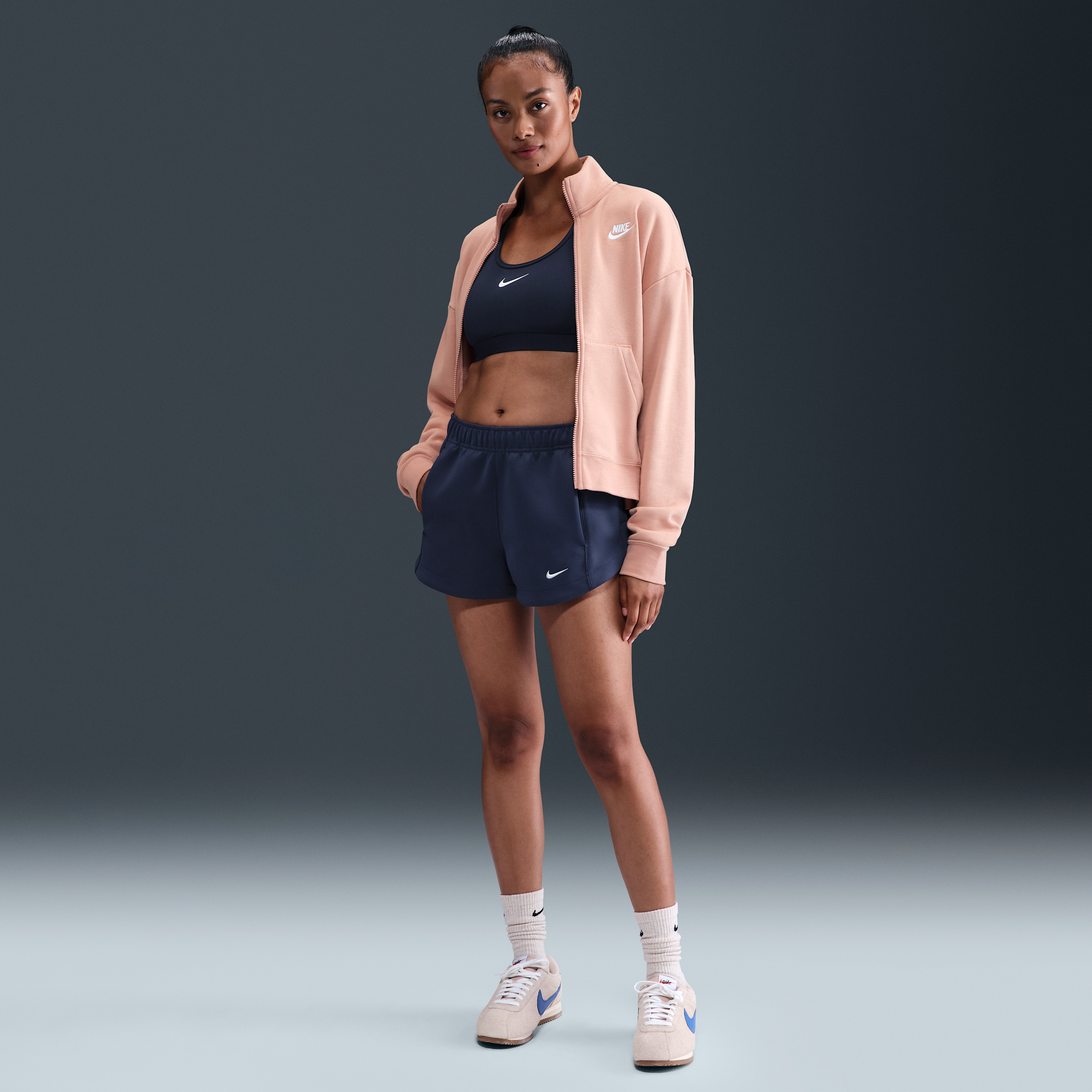 Shorts a vita media 5 cm Nike Windrunner – Donna - Blu