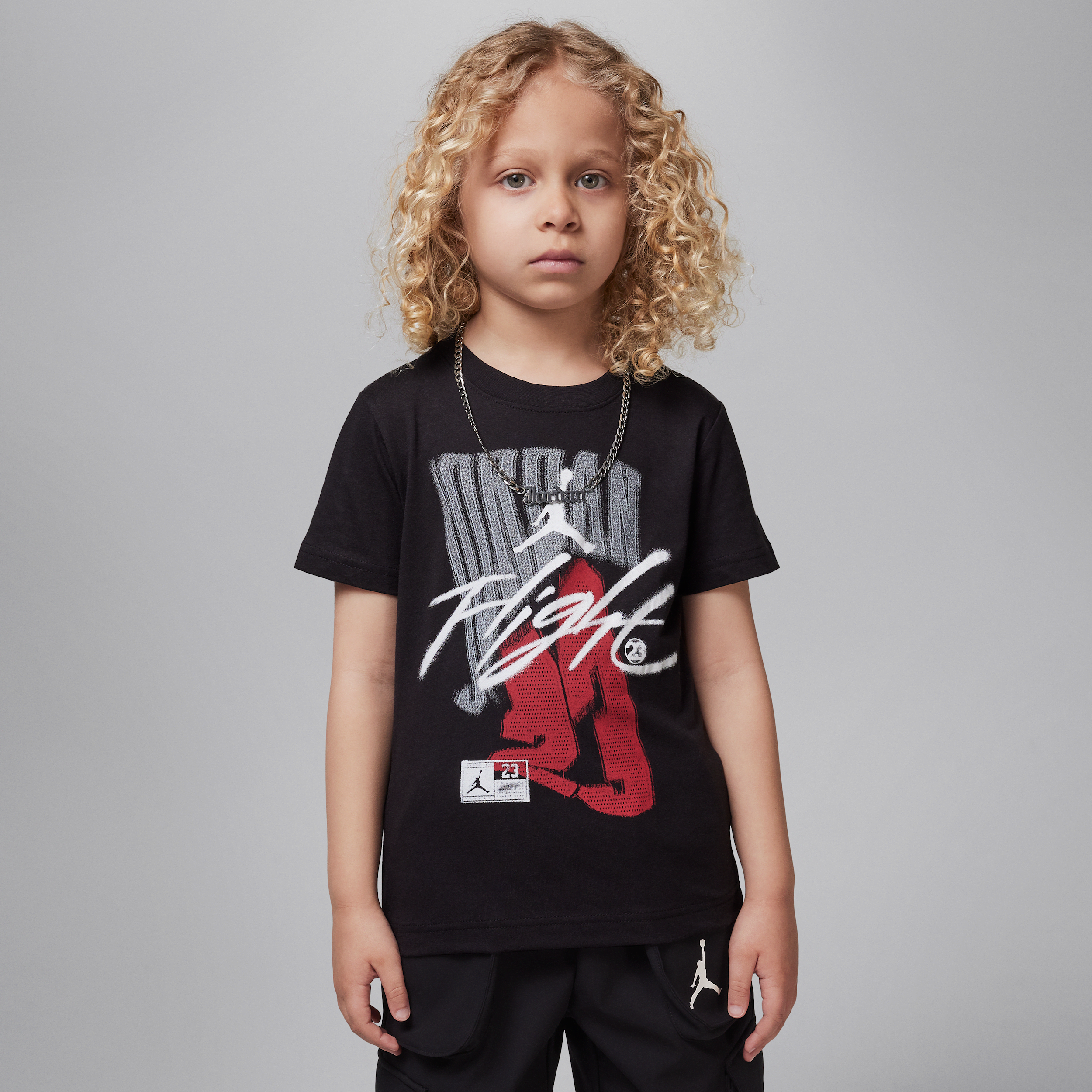 【ナイキ(NIKE)公式ストア】ジョーダン リトルキッズ フェイドアウェイ フライト Tシャツ II2525-010 ブラック 【ナイキ(NIKE)公式ストア】ジョーダン リトルキッズ フェイドアウェイ フライト Tシャツ II2525-010 ブラック
