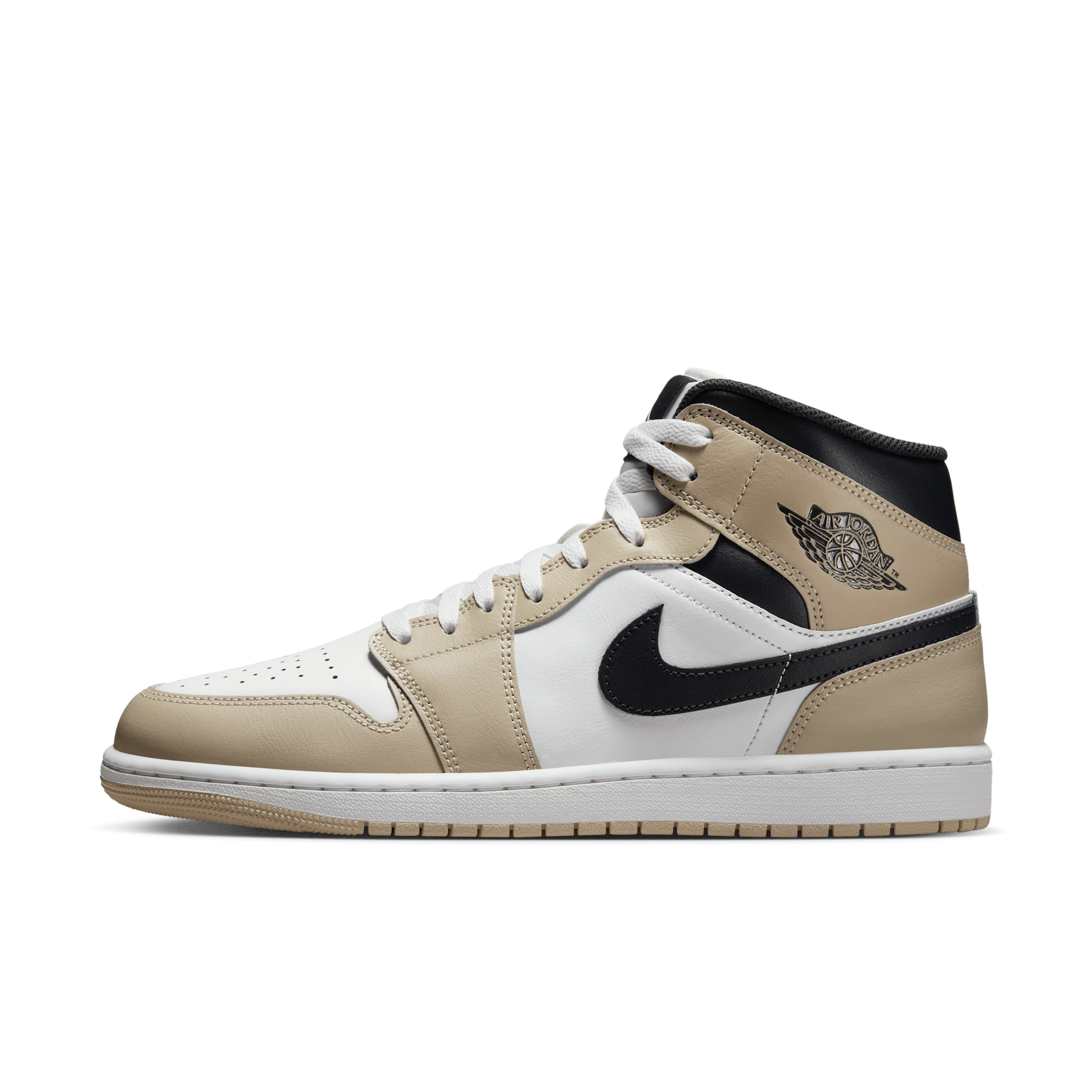 Nike Air Jordan 1 Mid Men's Shoes - White | DQ8426-153 | FOOTY.COM