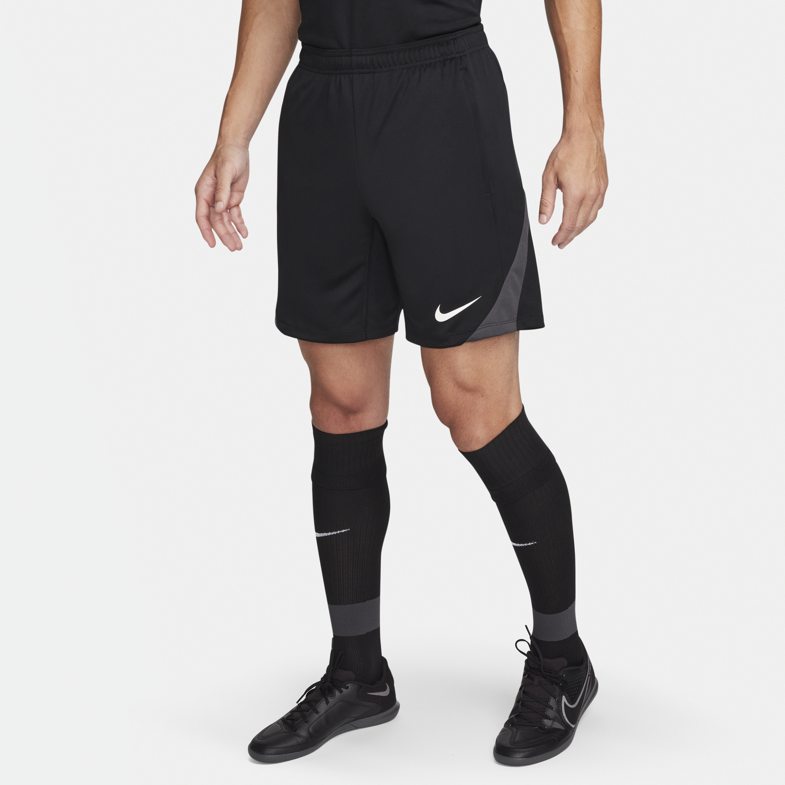 Nike Strike Dri-FIT-fodboldshorts til mænd - sort