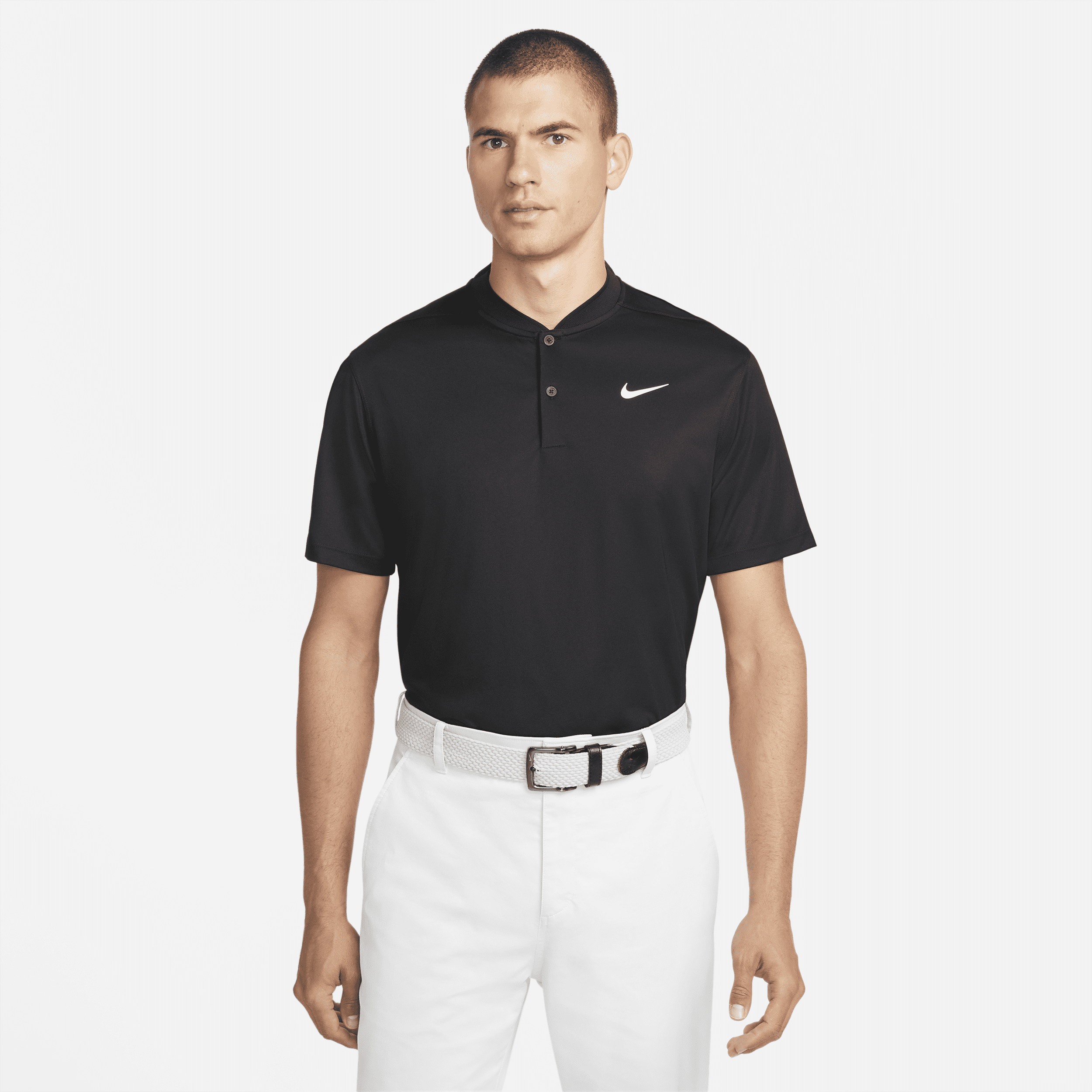 Nike Dri-FIT Victory-golfpolo til mænd - sort