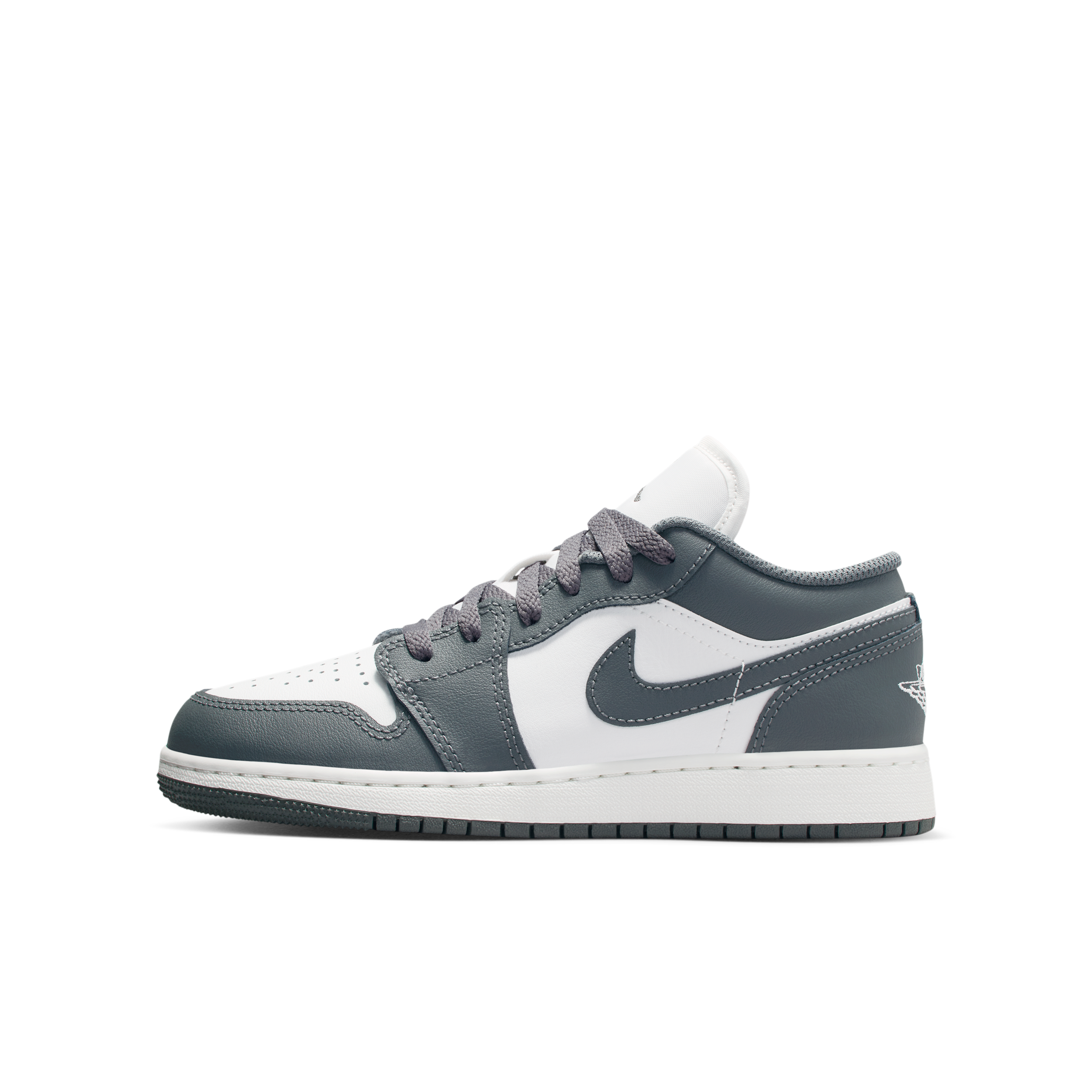 【ナイキ(NIKE)公式ストア】エア ジョーダン 1 LOW ジュニアシューズ 553560-044 グレー 【ナイキ(NIKE)公式ストア】エア ジョーダン 1 LOW ジュニアシューズ 553560-044 グレー