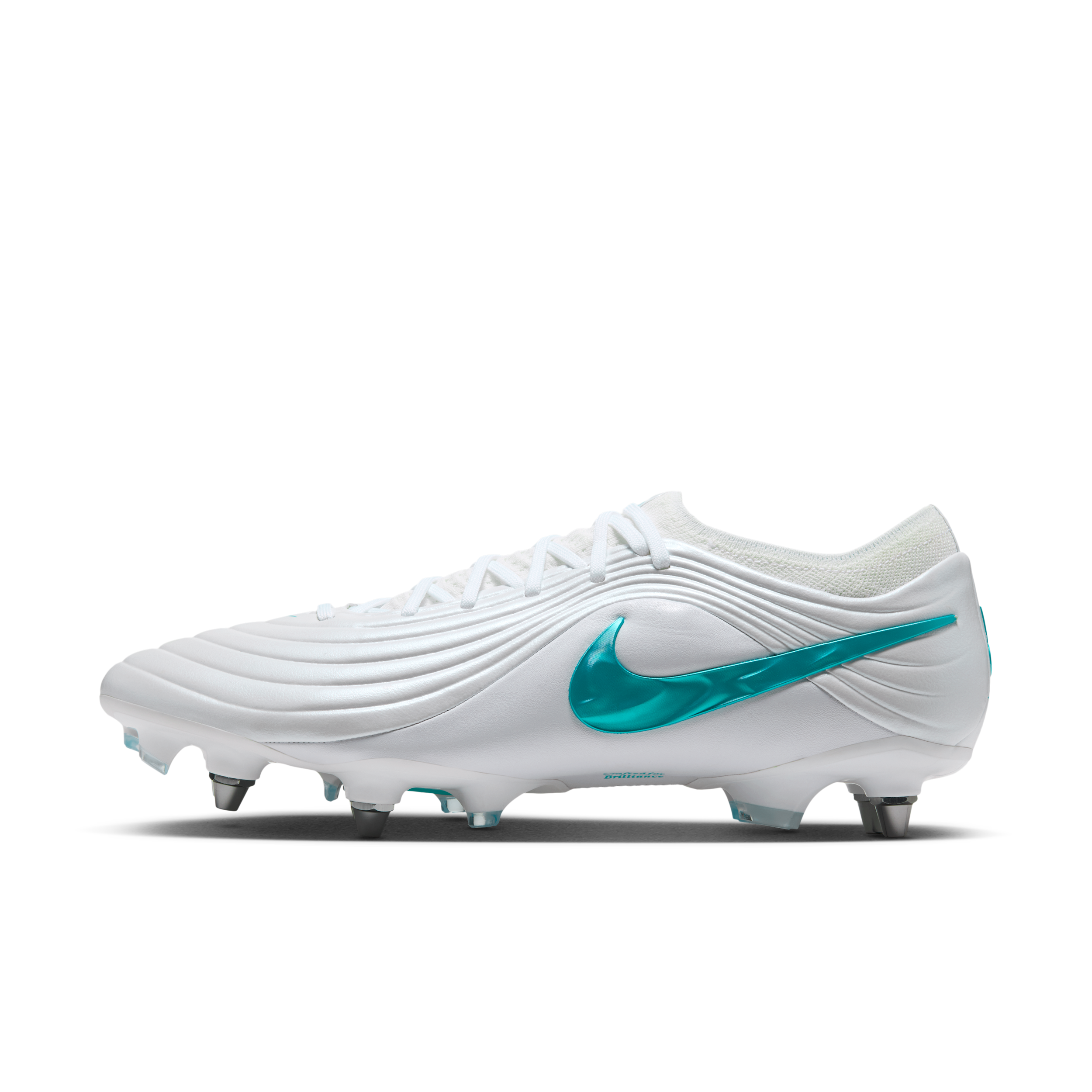 Chaussure de foot basse à crampons pour terrain gras Nike Tiempo Maestro Elite - Blanc