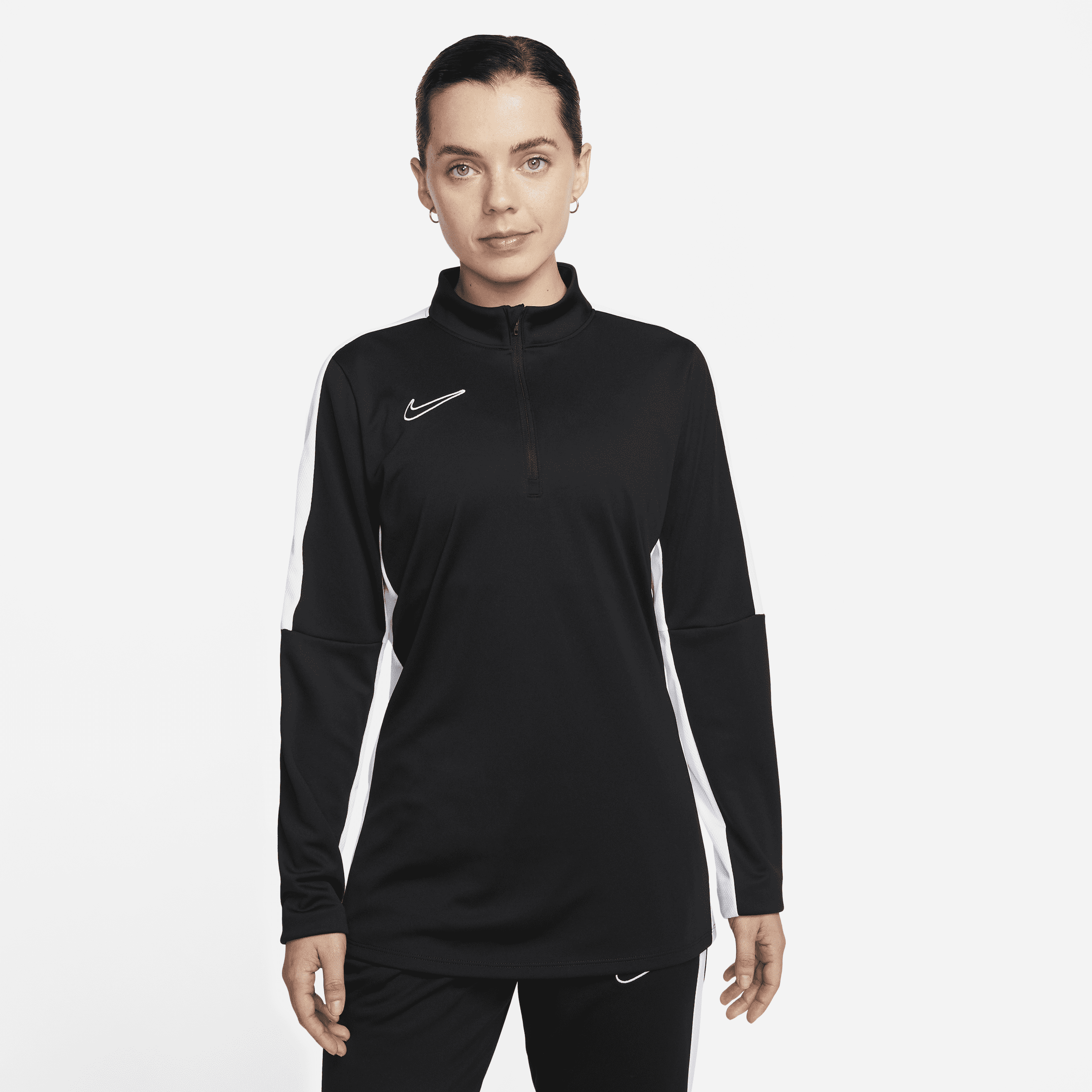 Nike Dri-FIT Academy-fodboldtræningstop til kvinder - sort
