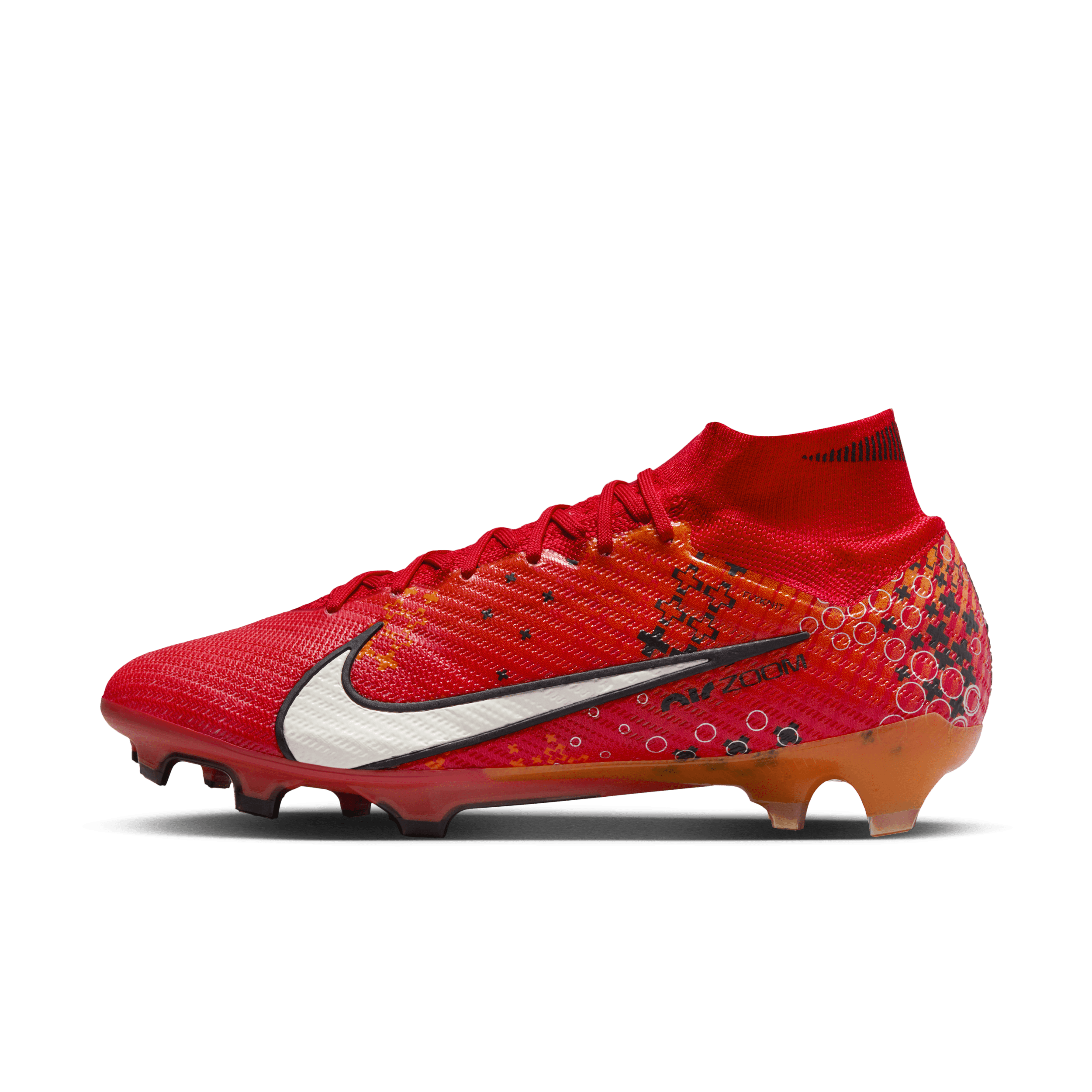 Nike Superfly 9 Elite Mercurial Dream Speed FG High-Top-fodboldstøvler - rød