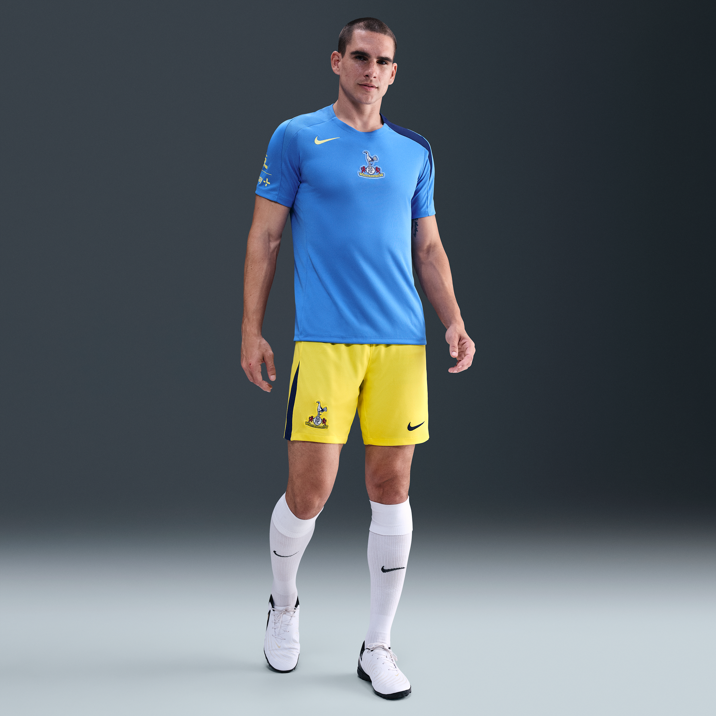 Shorts da calcio replica Nike Dri-FIT Total 90 Tottenham Hotspur 2025/26 Stadium da uomo – Terza - Giallo