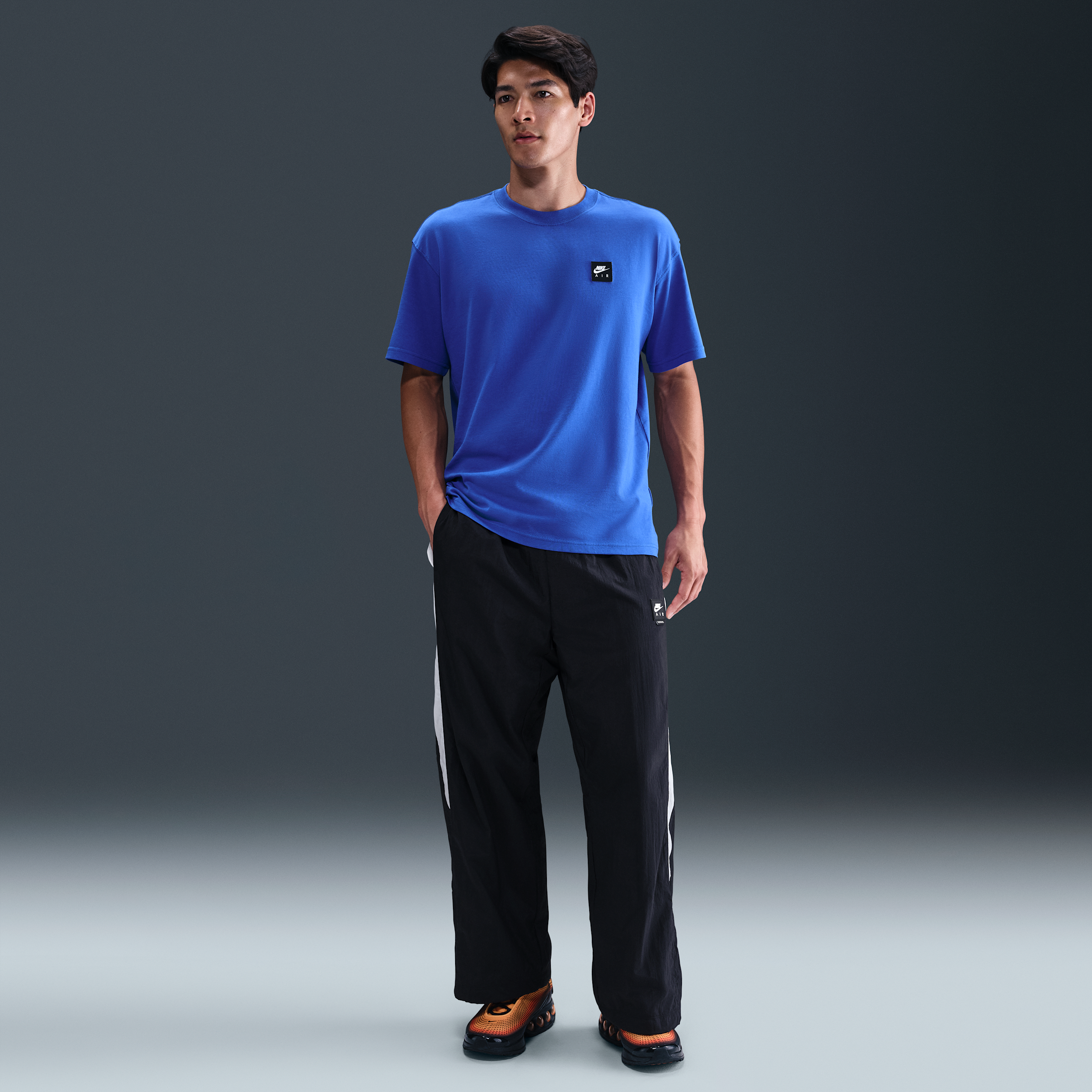 【ナイキ（NIKE）公式ストア】ナイキ エア メンズ ウーブン トラックパンツ HV0875-010 ブラック