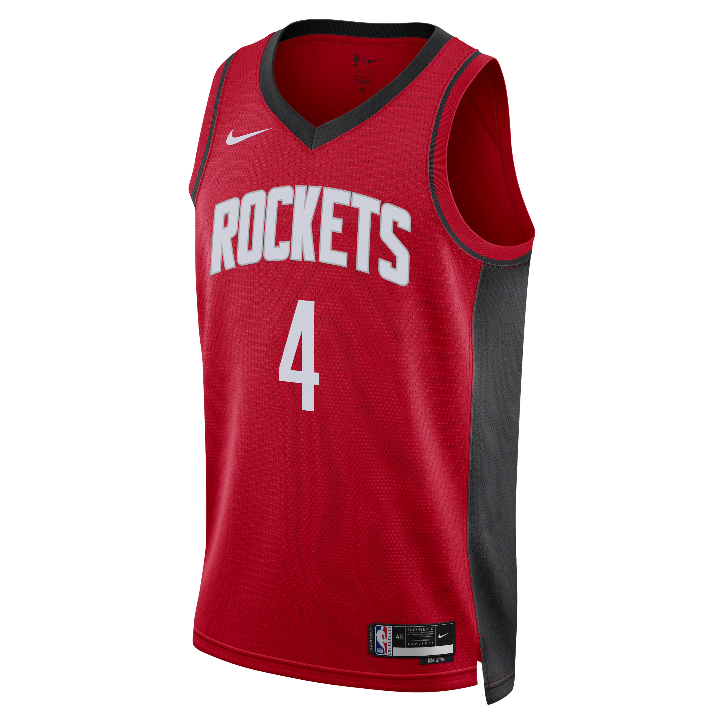 Houston Rockets Icon Edition 2022/23 Nike Dri-FIT Swingman NBA-jersey voor heren - Rood