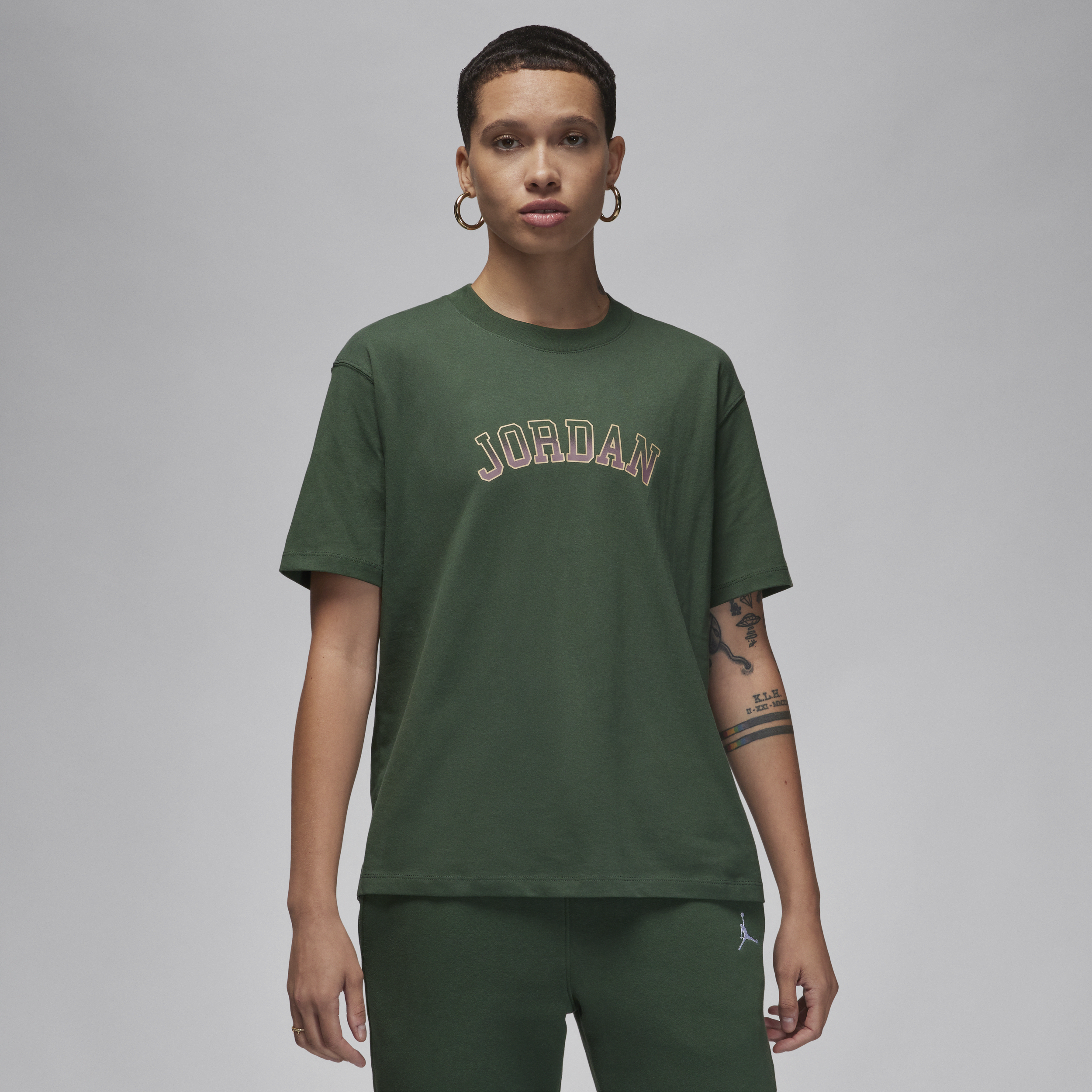 Nike T-shirt con grafica Jordan – Donna - Verde