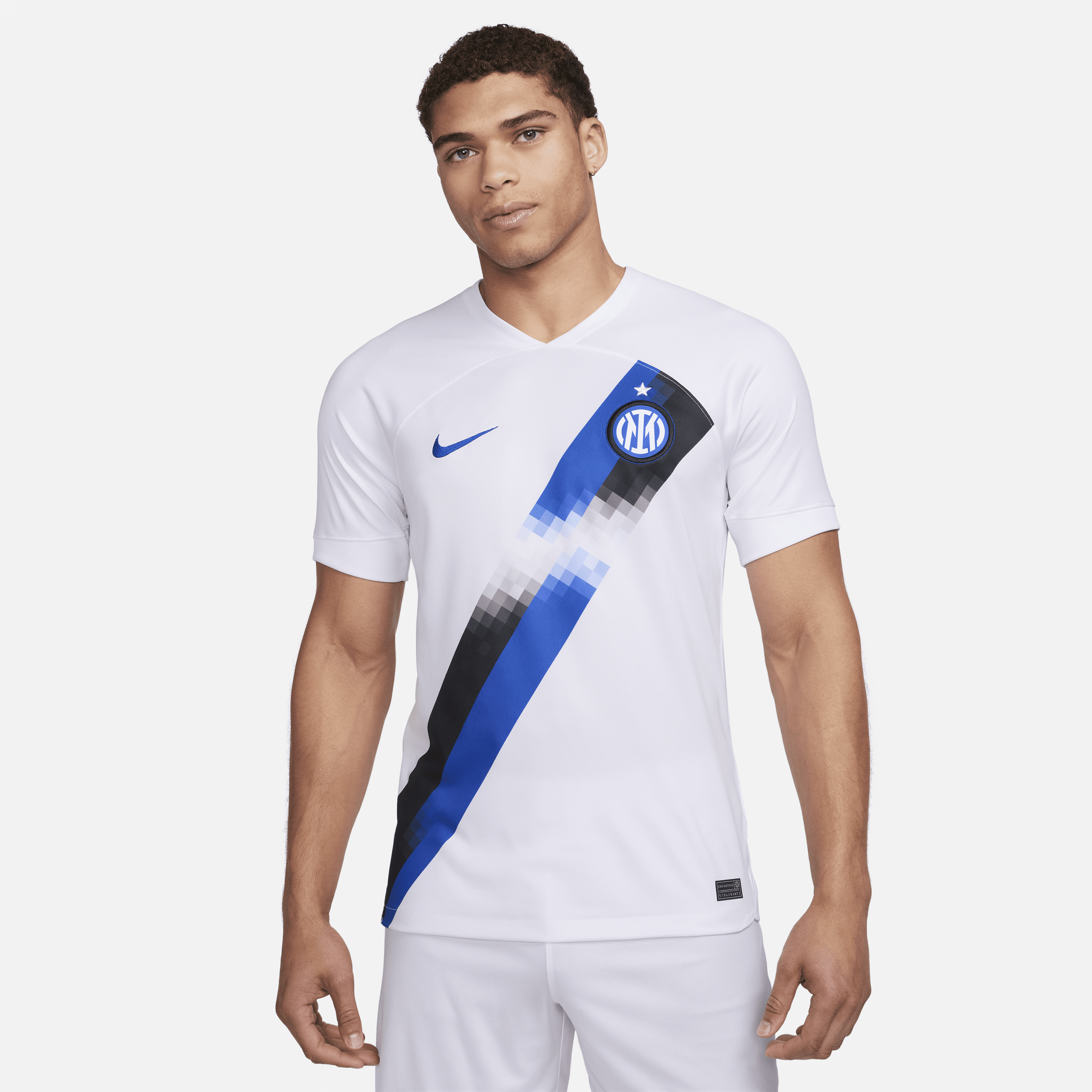 Inter Milan 2023/24 Stadium Away-Nike Dri-FIT-fodboldtrøje til mænd - hvid