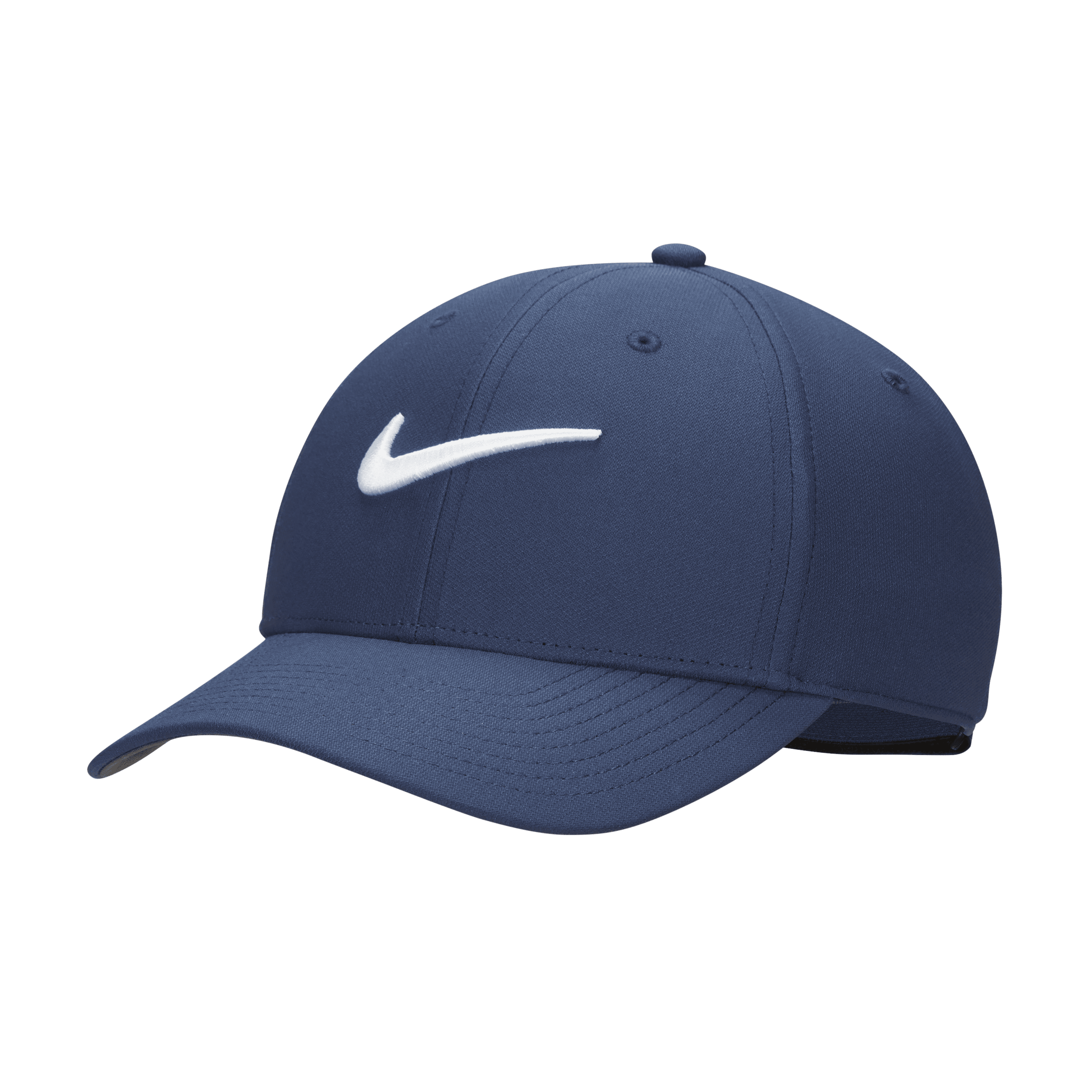 Struktureret Nike Dri-FIT Club Swoosh-kasket - blå
