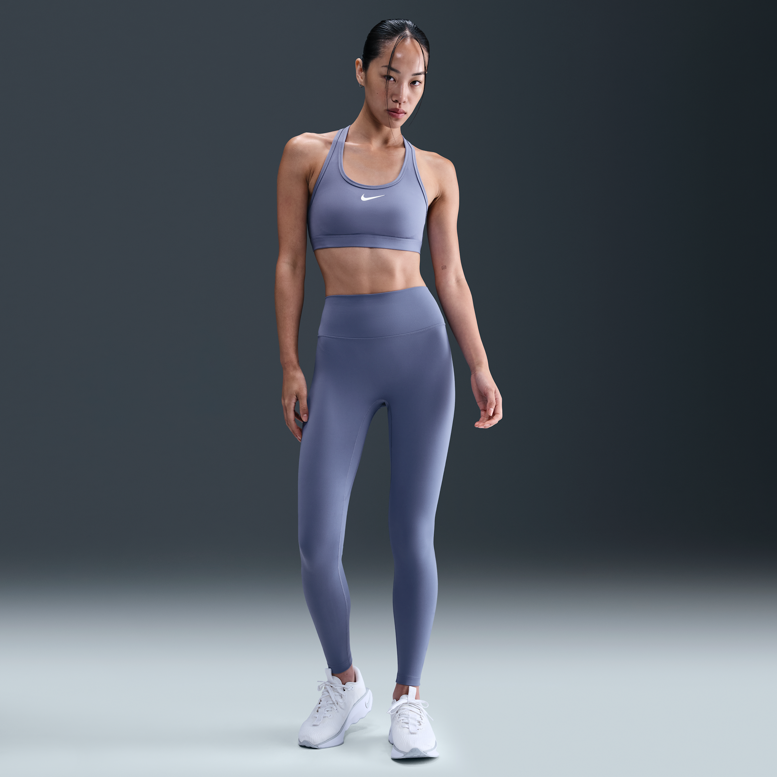 【ナイキ(NIKE)公式ストア】ナイキ ワン シームレス フロント ウィメンズ ハイウエスト フルレングス (10分丈) レギンス HJ9196-499 ブルー 【ナイキ(NIKE)公式ストア】ナイキ ワン シームレス フロント ウィメンズ ハイウエスト フルレングス (10分丈) レギンス HJ9196-499 ブルー