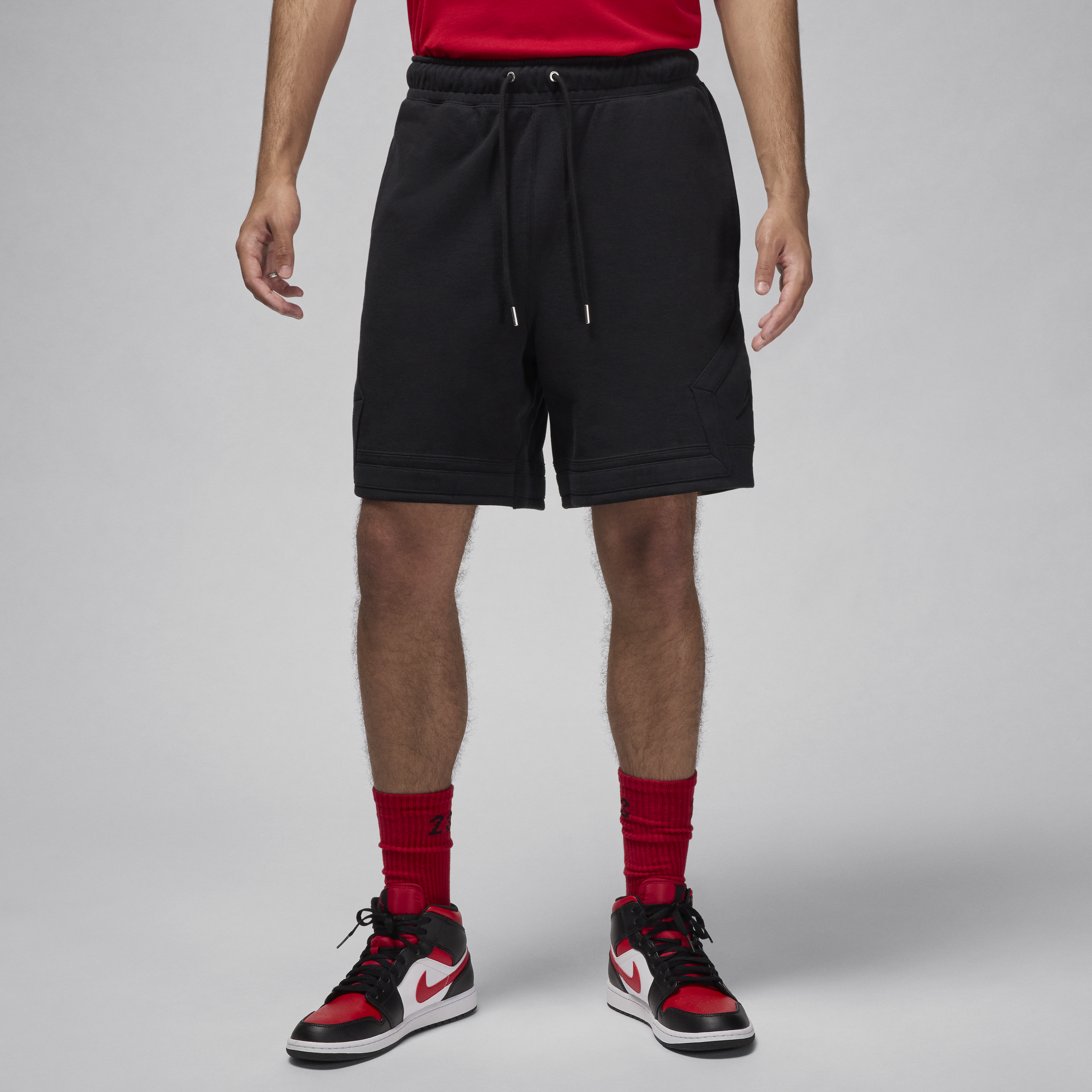 【ナイキ(NIKE)公式ストア】ジョーダン フライト フリース メンズ ダイアモンド ショートパンツ FV7257-010 ブラック 【ナイキ(NIKE)公式ストア】ジョーダン フライト フリース メンズ ダイアモンド ショートパンツ FV7257-010 ブラック