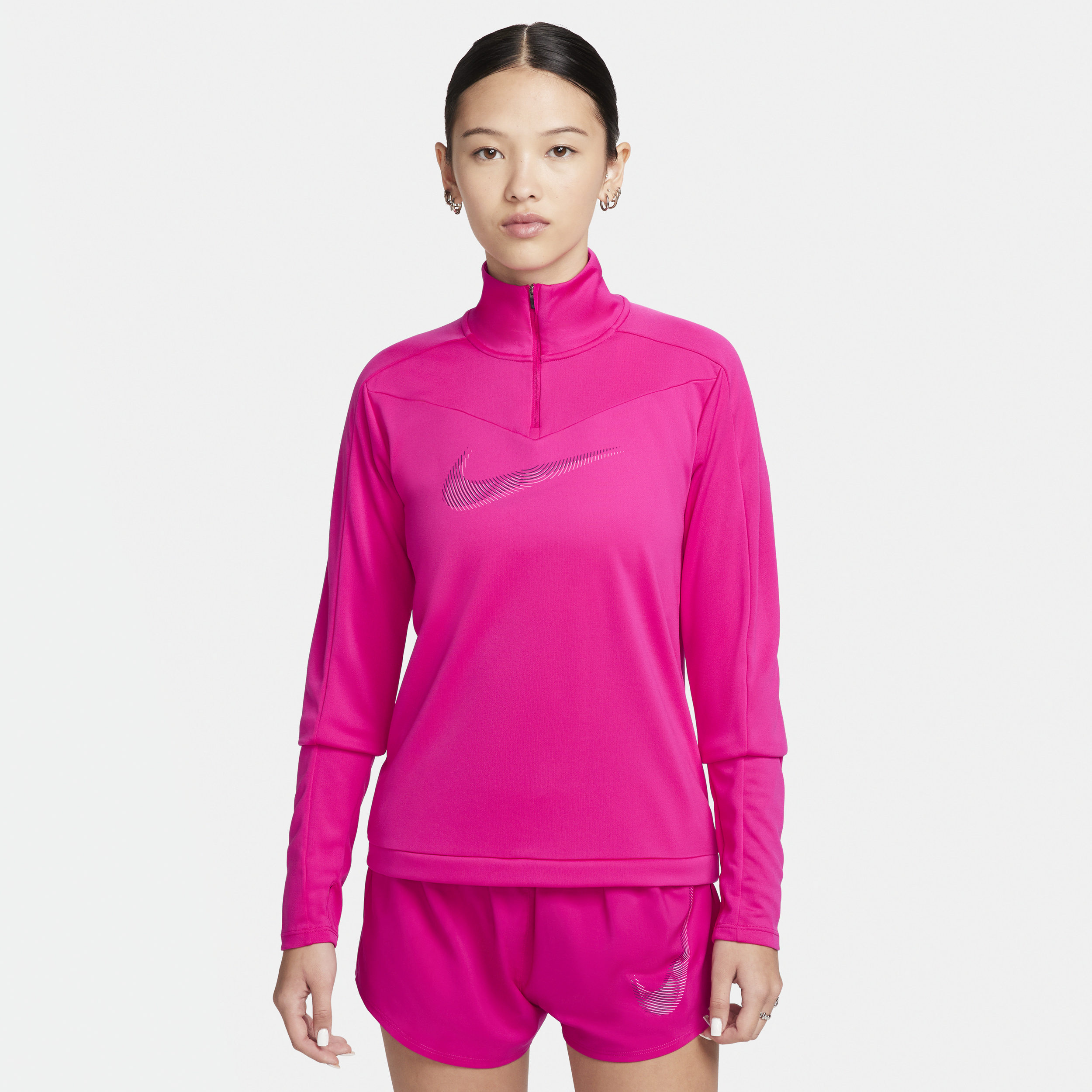 【ナイキ(NIKE)公式ストア】ナイキ Dri-FIT スウッシュ ウィメンズ 1/4ジップ ランニングトップ FB4688-615 ピンク 【ナイキ(NIKE)公式ストア】ナイキ Dri-FIT スウッシュ ウィメンズ 1/4ジップ ランニングトップ FB4688-615 ピンク