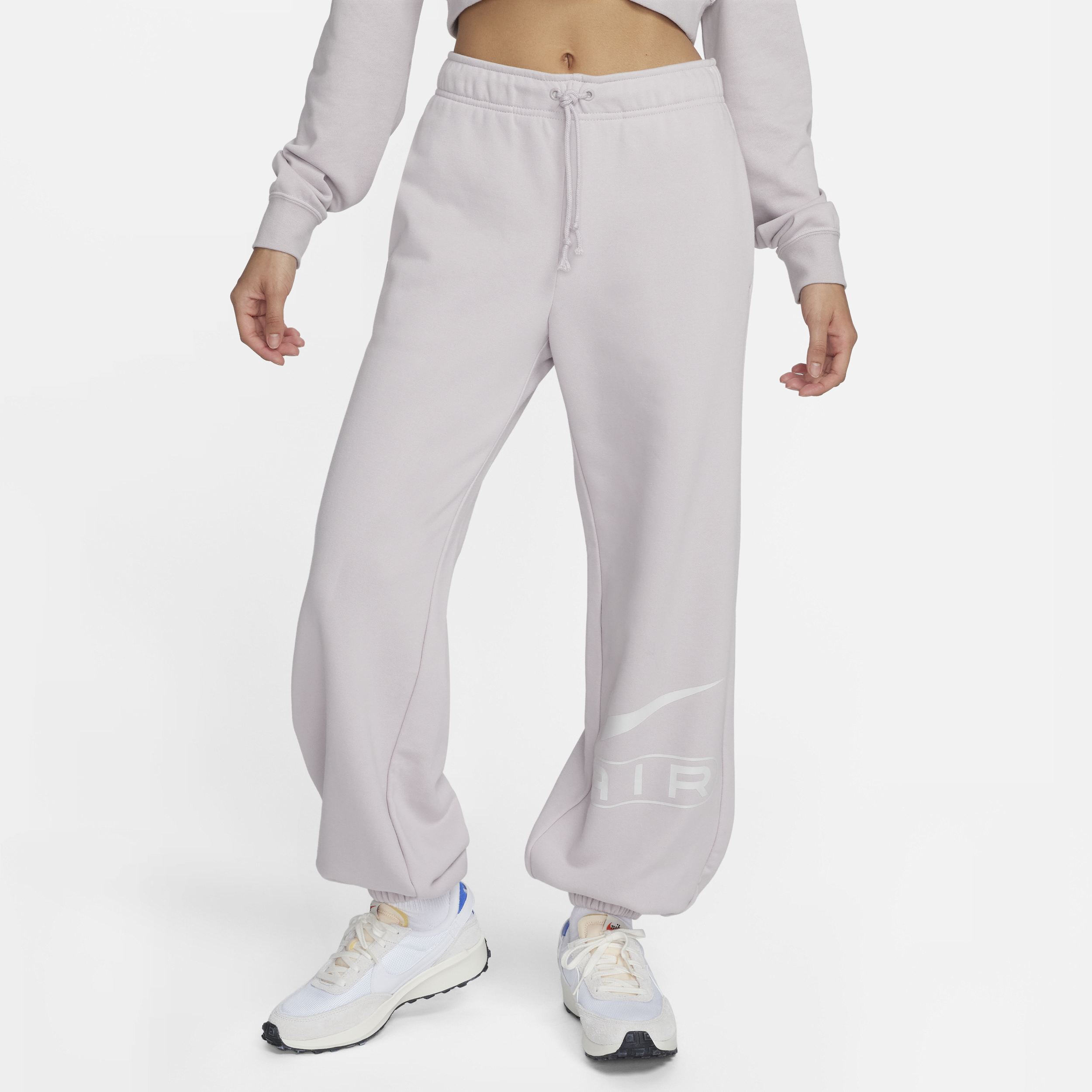 【ナイキ(NIKE)公式ストア】ナイキ エア ウィメンズ ミッドライズ フリース ジョガーパンツ FN1903-019 パープル 【ナイキ(NIKE)公式ストア】ナイキ エア ウィメンズ ミッドライズ フリース ジョガーパンツ FN1903-019 パープル
