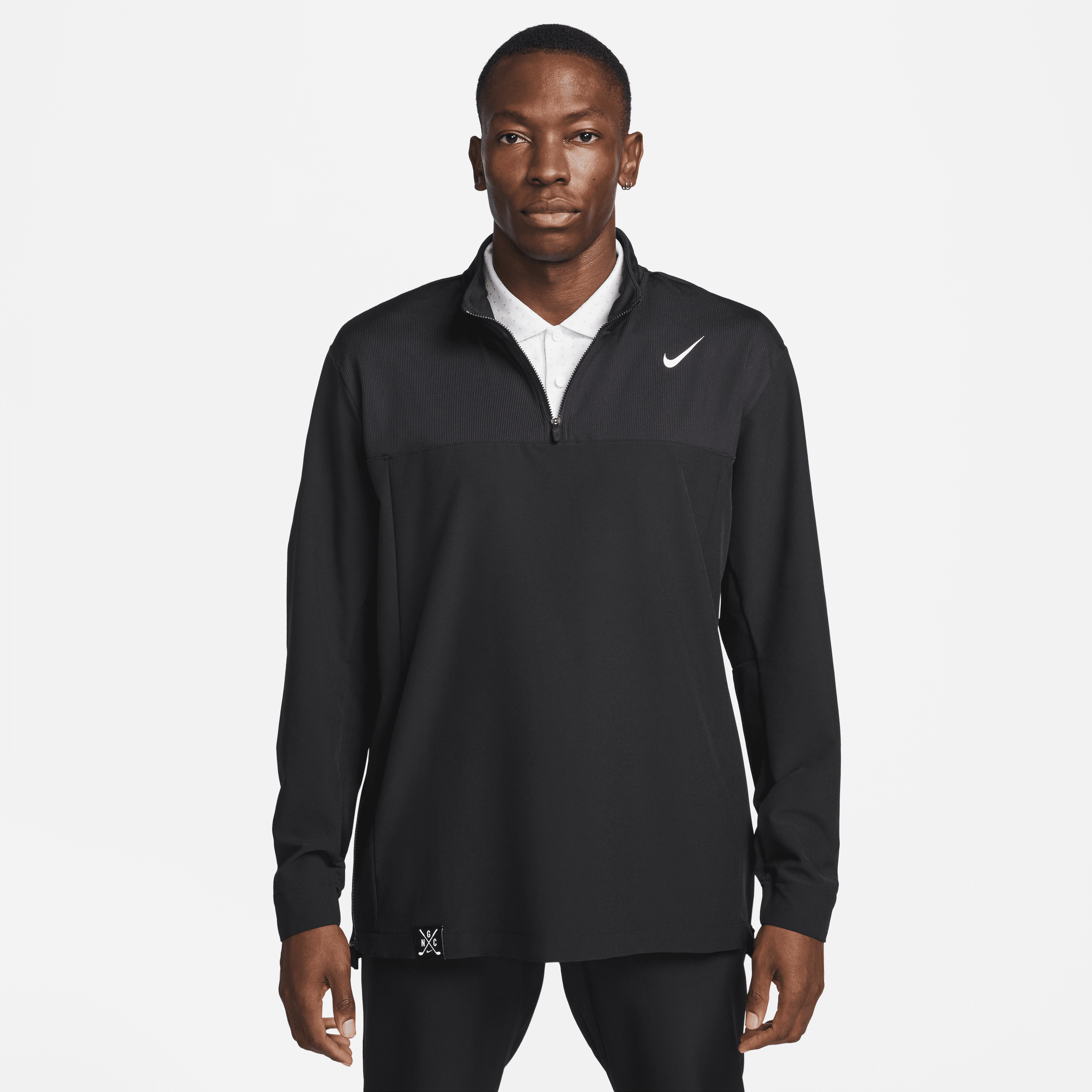 Nike Golf Club Dri-FIT-golfjakke til mænd - sort