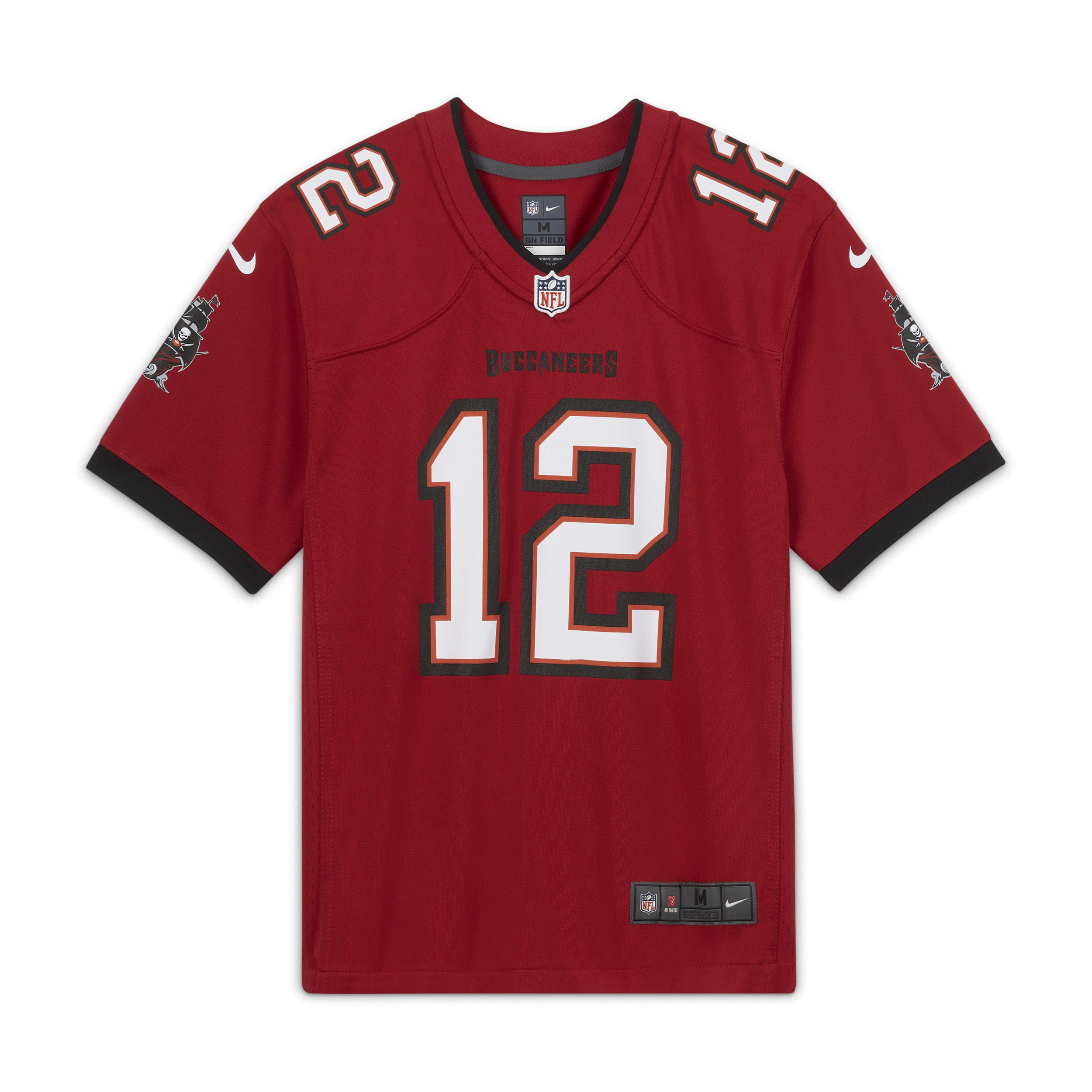 Nike NFL Tampa Bay Buccaneers (Tom Brady)-fodboldtrøje til større børn - rød