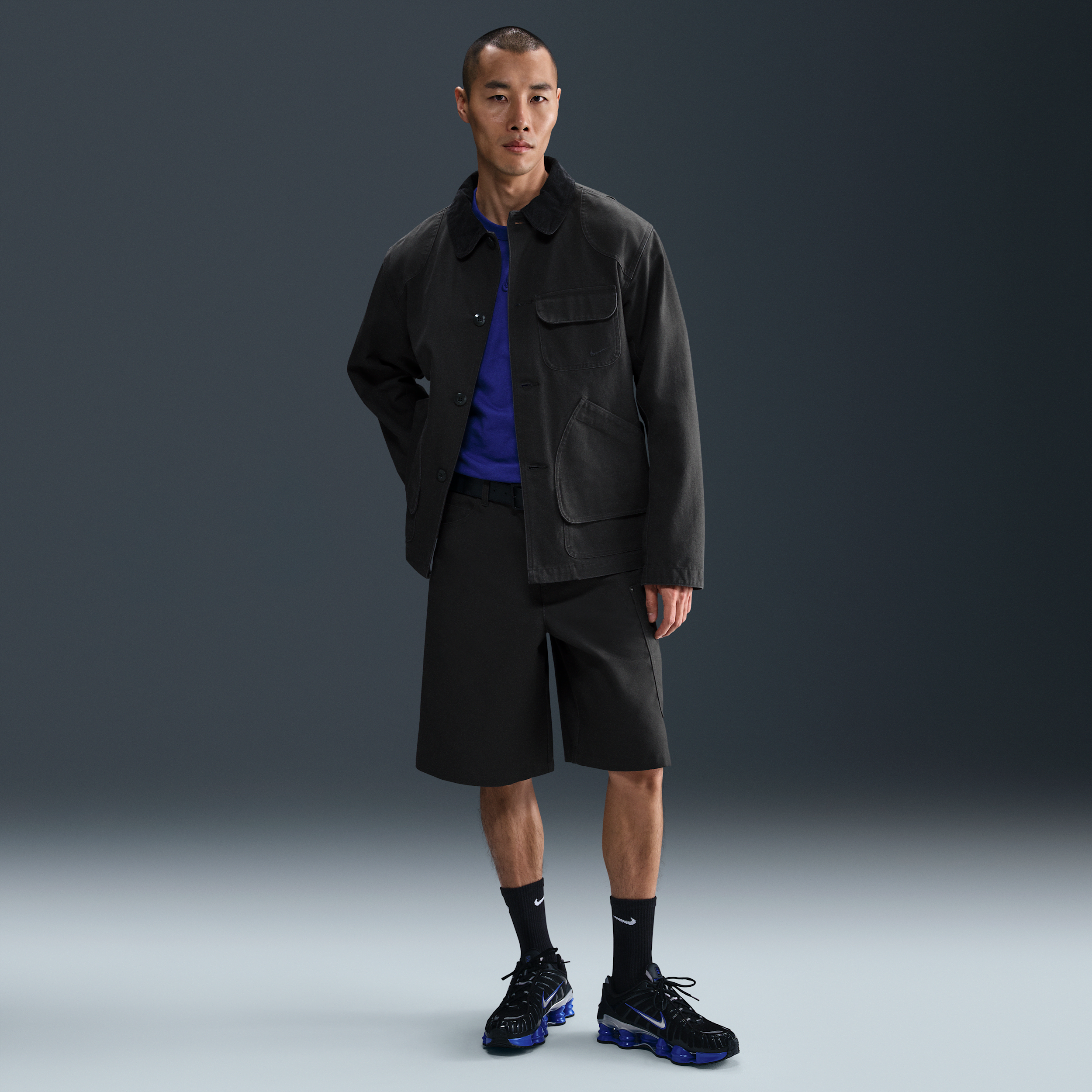 【ナイキ(NIKE)公式ストア】ナイキ ライフ メンズ ビッグ キャンバス ショートパンツ HQ0196-060 グレー 【ナイキ(NIKE)公式ストア】ナイキ ライフ メンズ ビッグ キャンバス ショートパンツ HQ0196-060 グレー