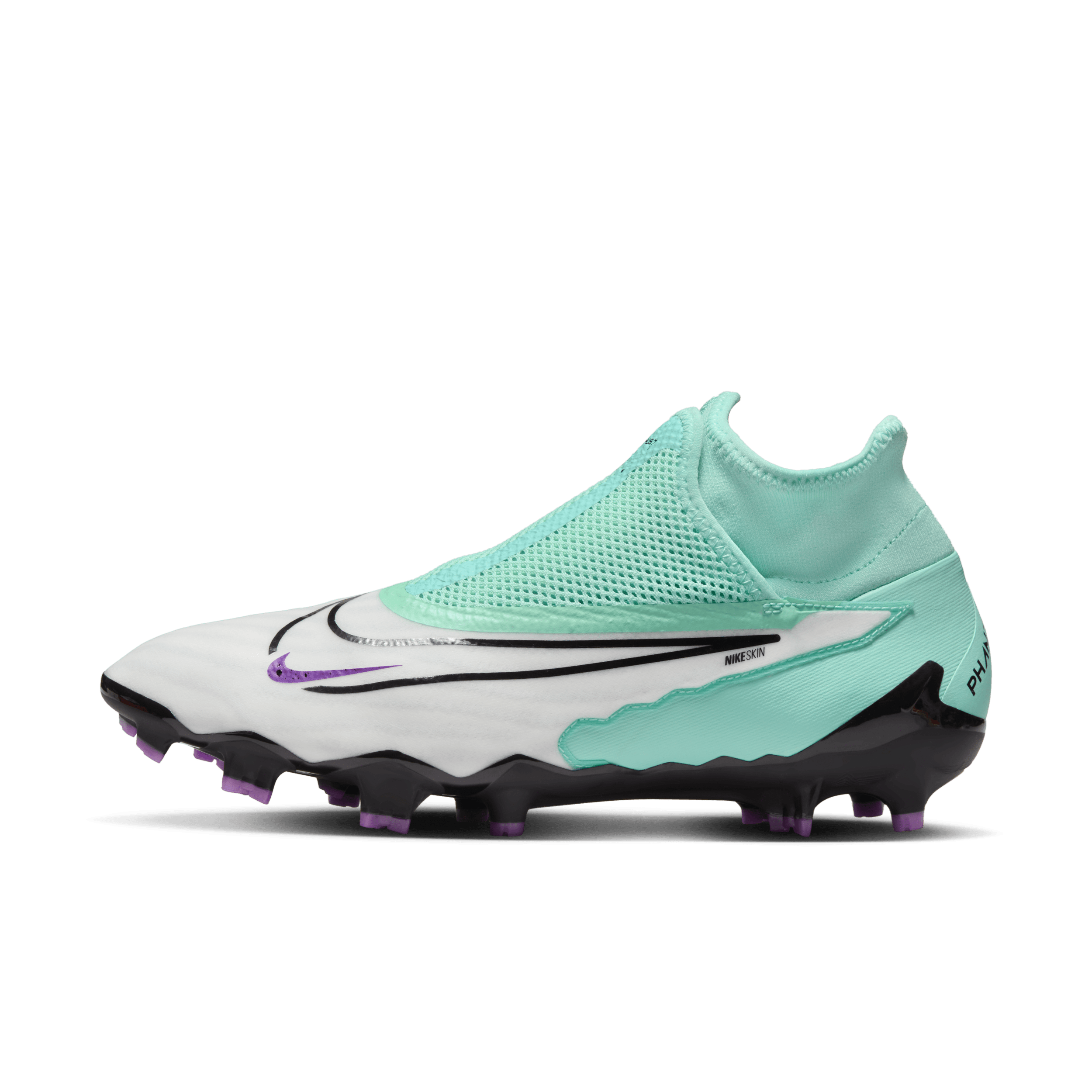 Nike Phantom GX Pro high top voetbalschoenen (stevige ondergrond) - Groen