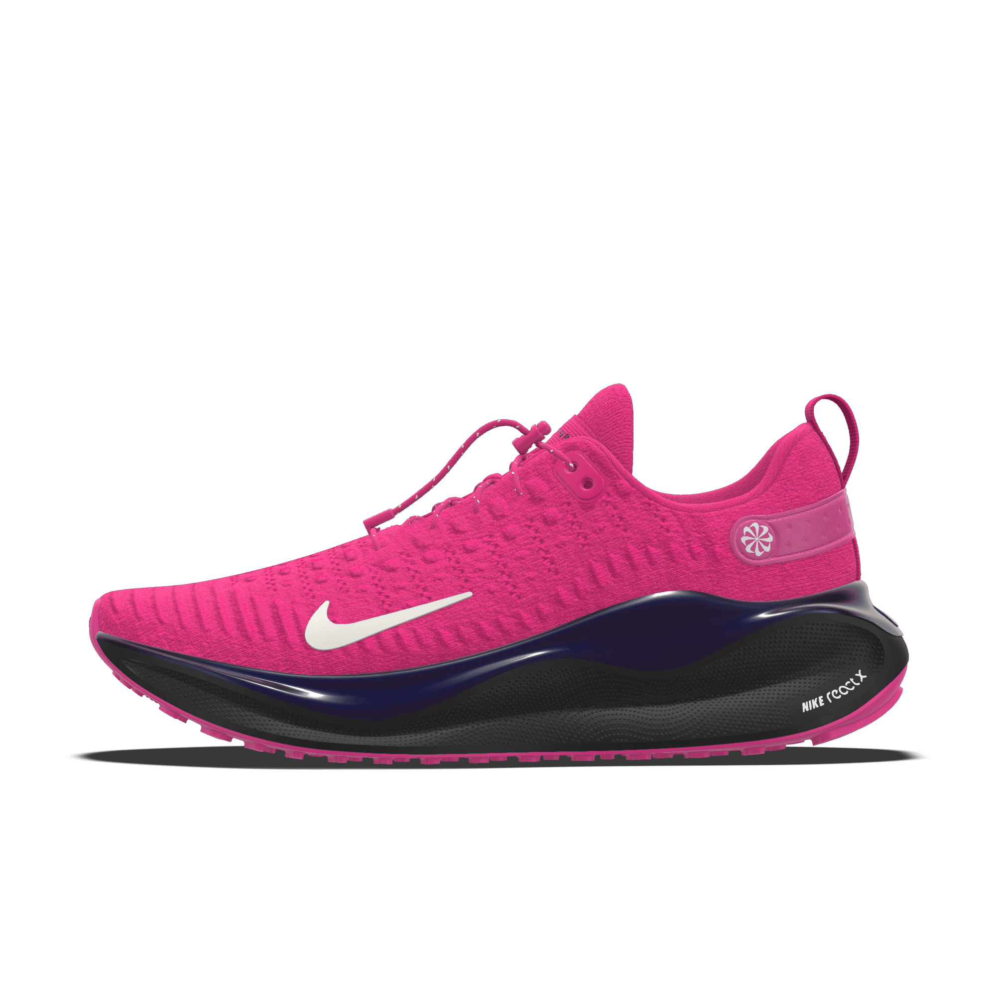 Custom Nike InfinityRN 4 By You-løbesko til vej til kvinder - Pink