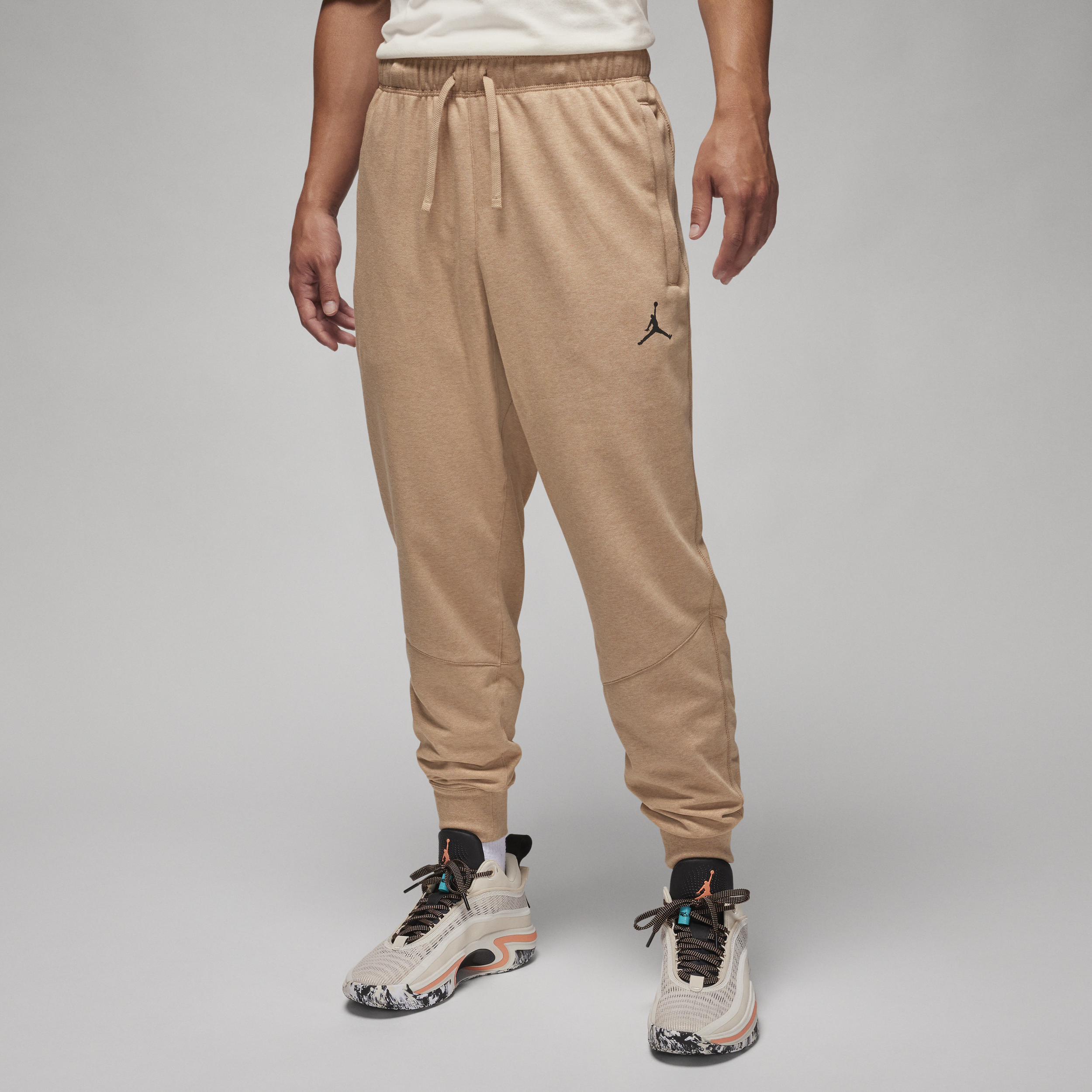 Jordan Dri-FIT Sport-fleecebukser til mænd - brun