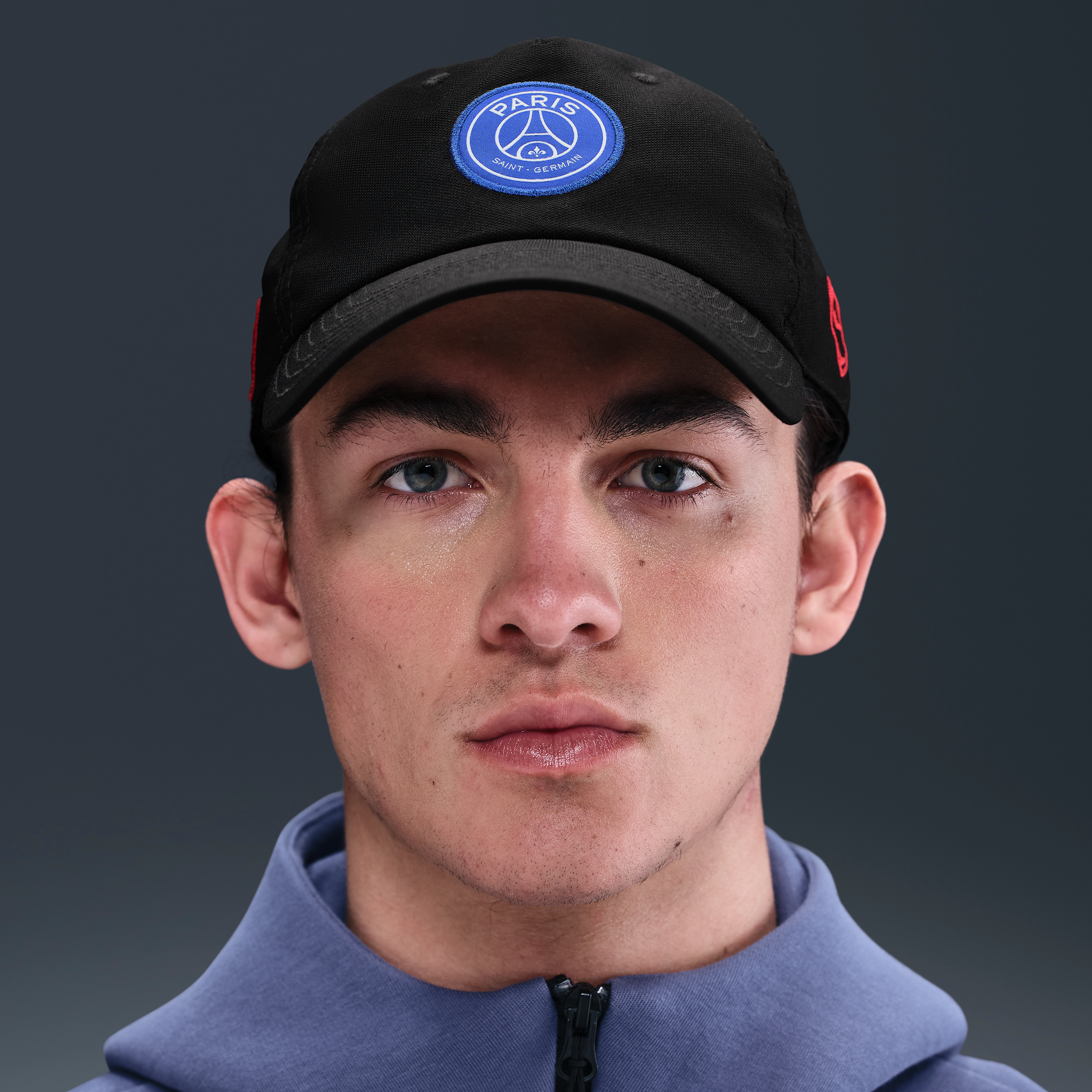 París Saint Germain 2025/2026 Gorra Nike Club US CB L T90 - Negro