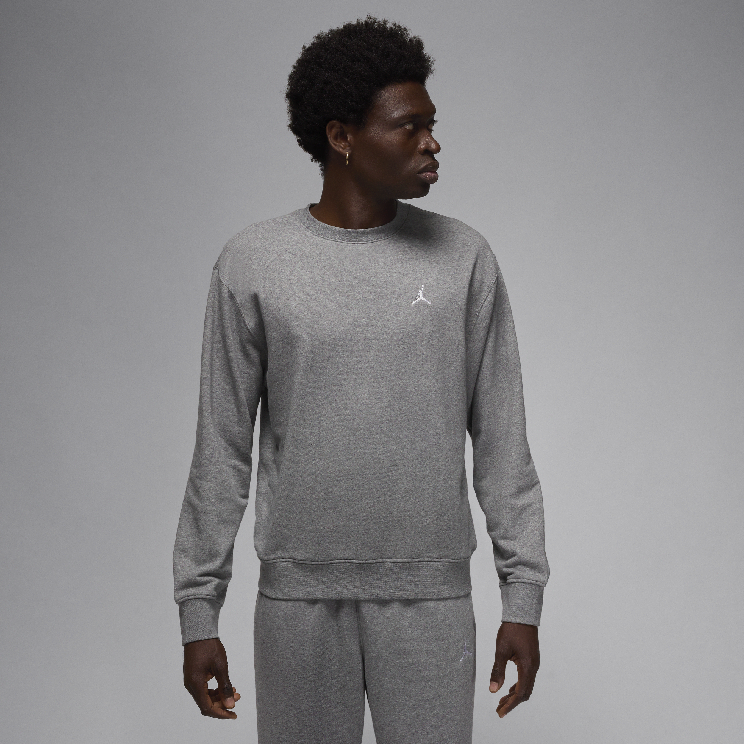 【ナイキ(NIKE)公式ストア】ジョーダン ブルックリン フリース メンズ クルーネック スウェットシャツ FV7295-091 グレー 【ナイキ(NIKE)公式ストア】ジョーダン ブルックリン フリース メンズ クルーネック スウェットシャツ FV7295-091 グレー