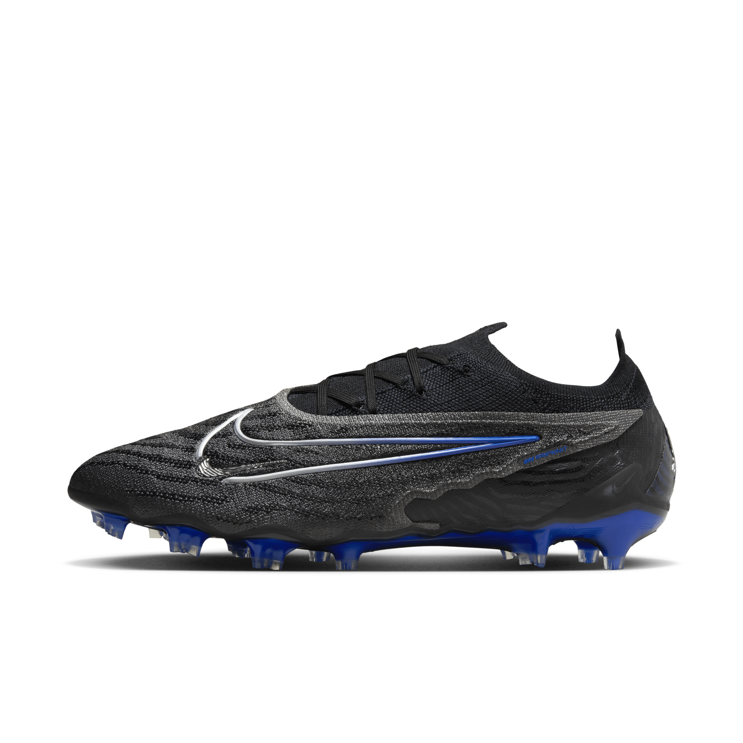 Nike Phantom GX Elite low top voetbalschoen (stevige ondergrond) - Zwart