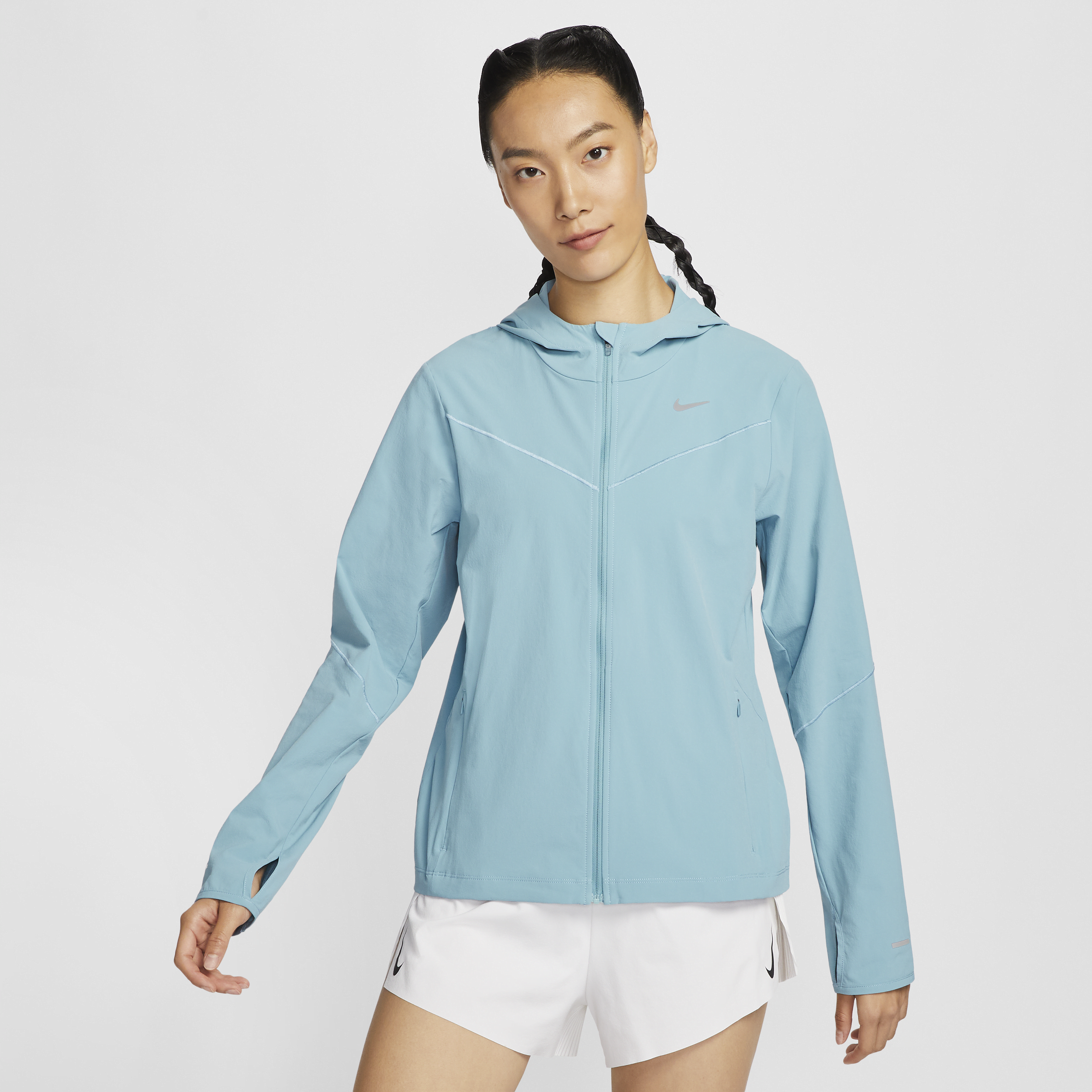 【ナイキ（NIKE）公式ストア】ナイキ スウィフト UV ウィメンズ ランニングジャケット FB7481-464 ブルー